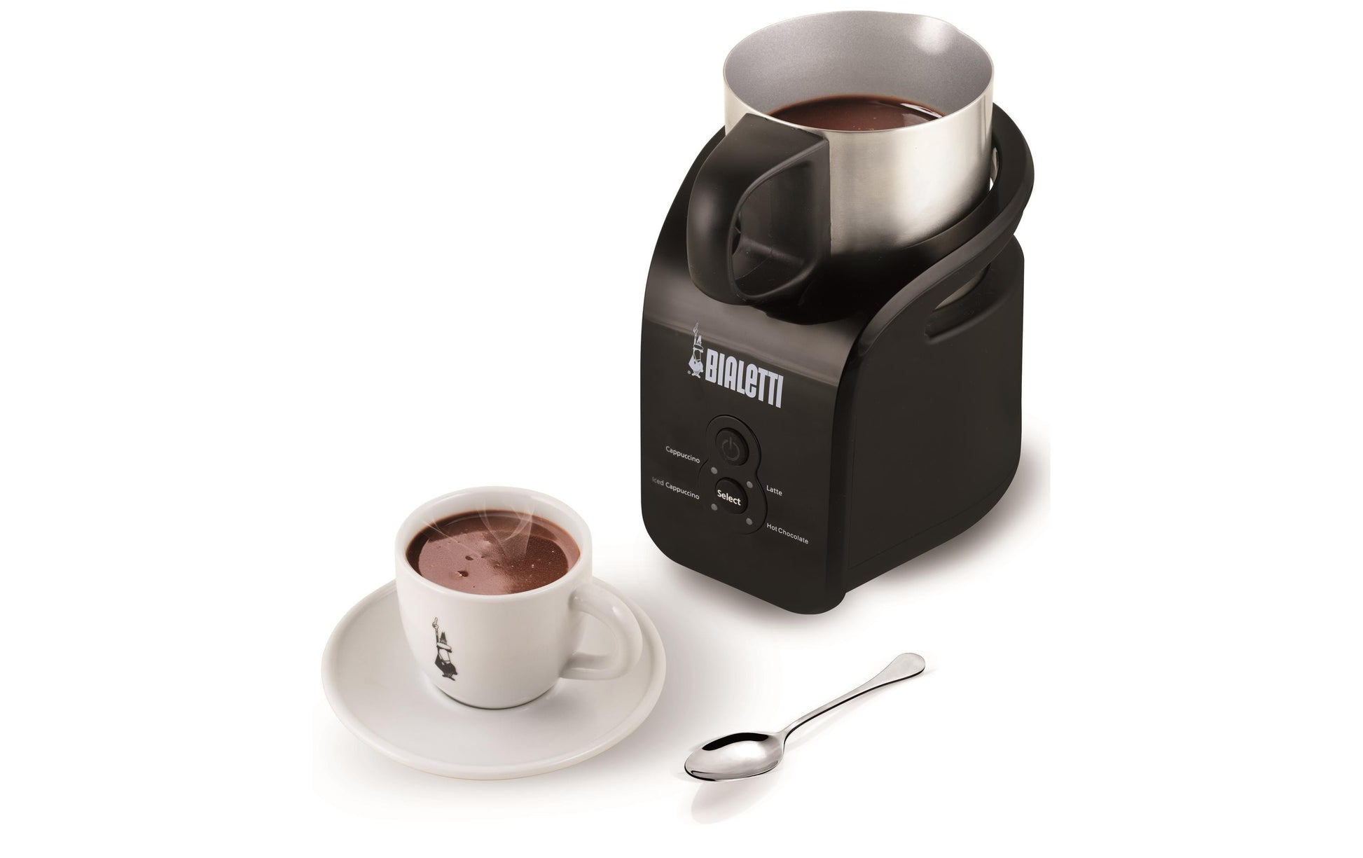 Bialetti MK03 Milchschäumer – 300 ml, Schwarz
