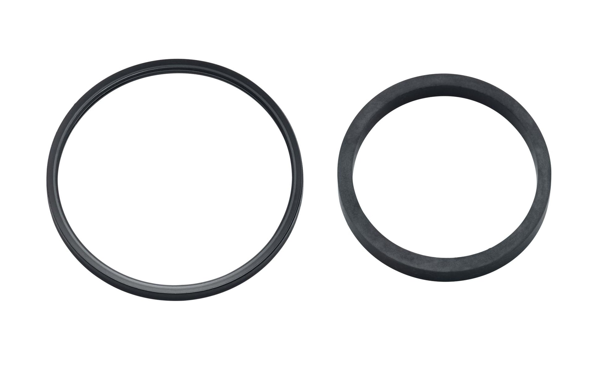 Diaqua Dichtungsset – Ø4,5×Ø4,0 cm, Kunststoff, für Siphon, Schwarz, 2er-Set