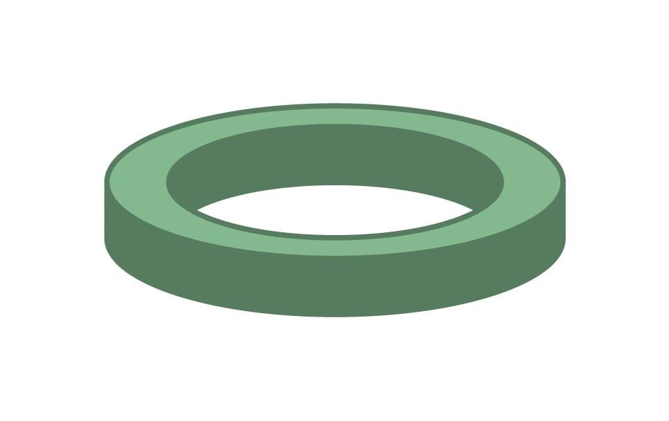 Mateu Raccorddichtung – Ø 17/24 mm, Kunststoff, für Heizung