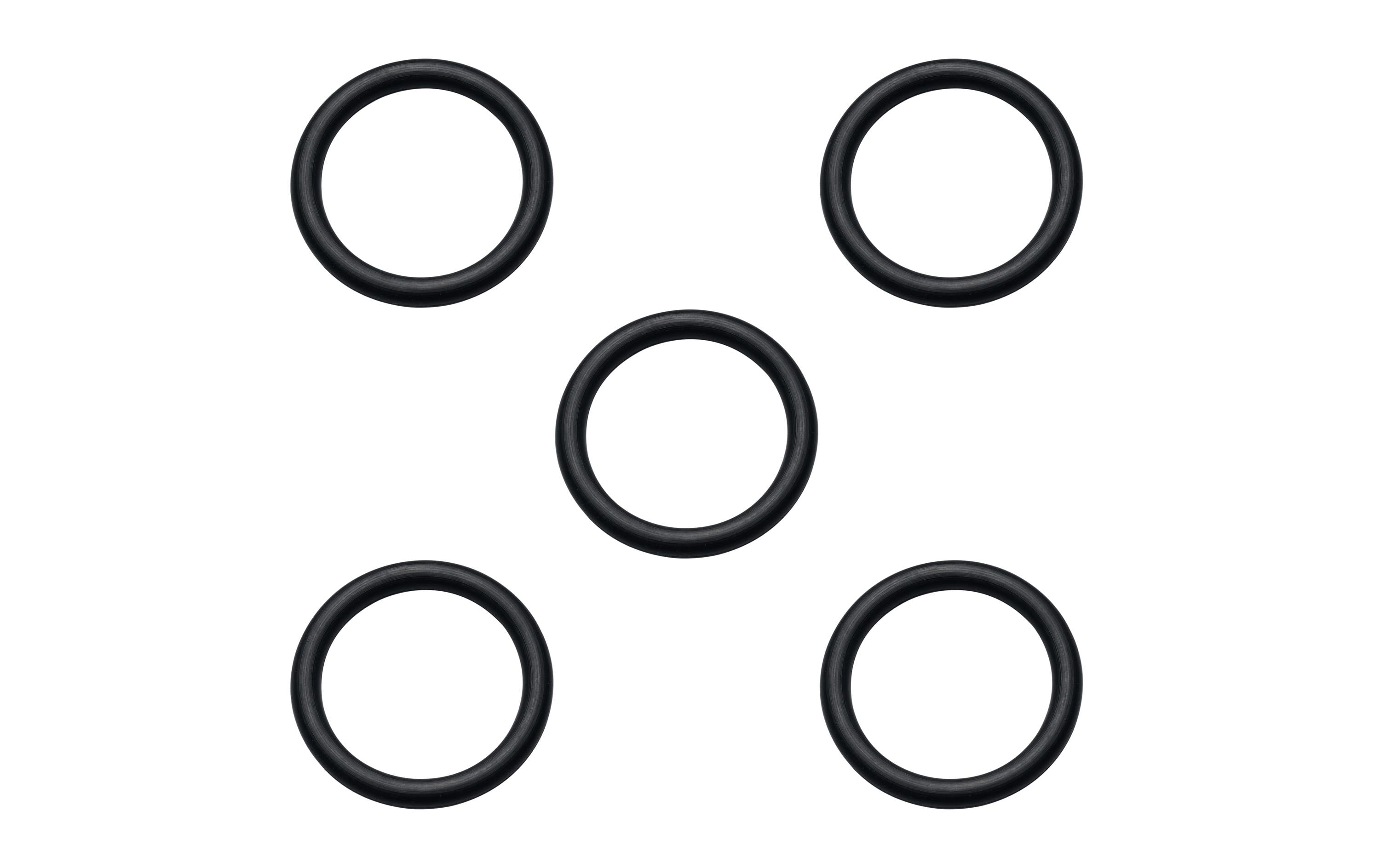 Mateu O-Ring – Ø 17/22,5 mm, Gummi, 5 Stk., für Waschbecken