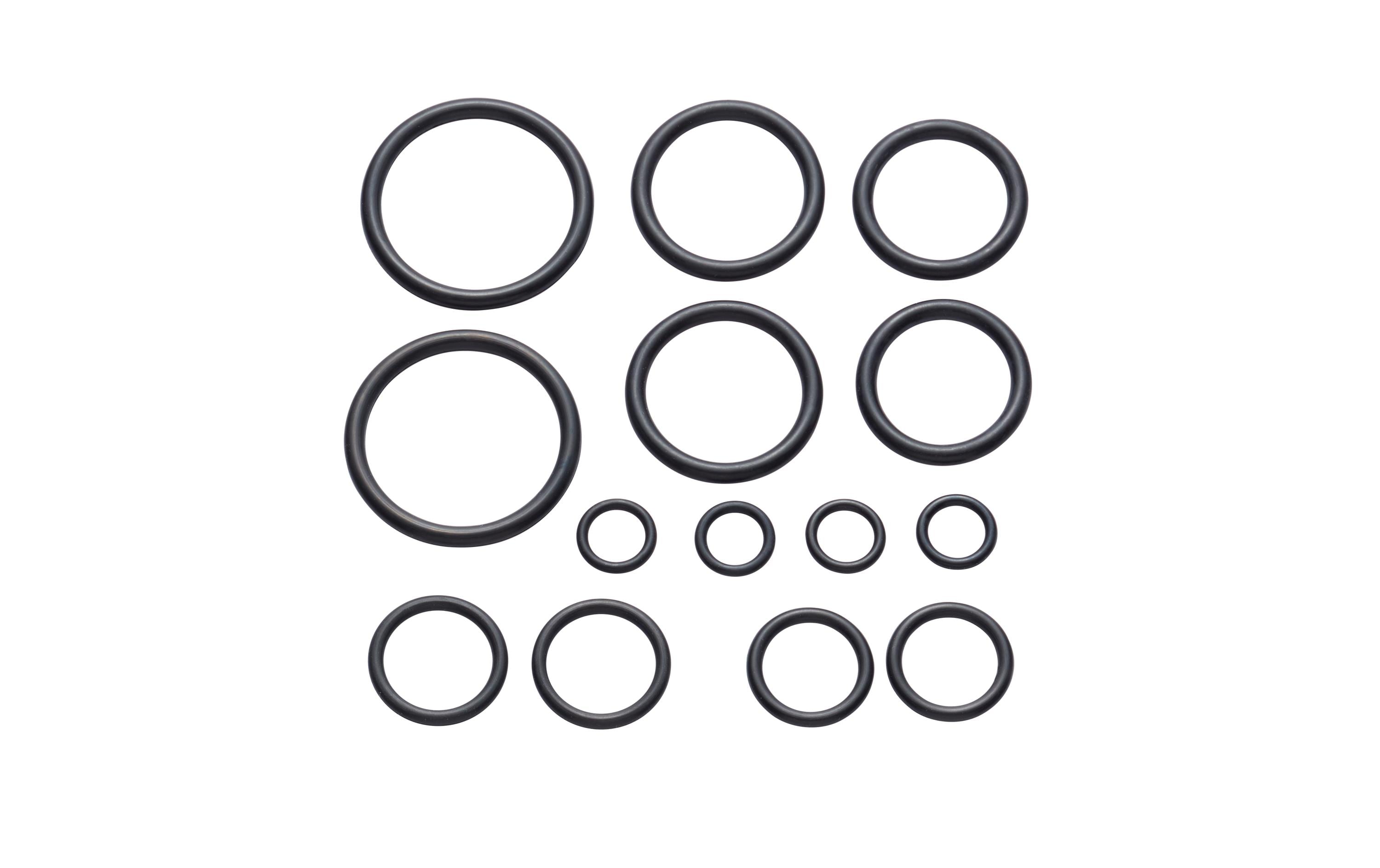 Mateu O-Ring-Set – Ø 17/22,5 mm, Gummi, 70° Shore, für Siphon
