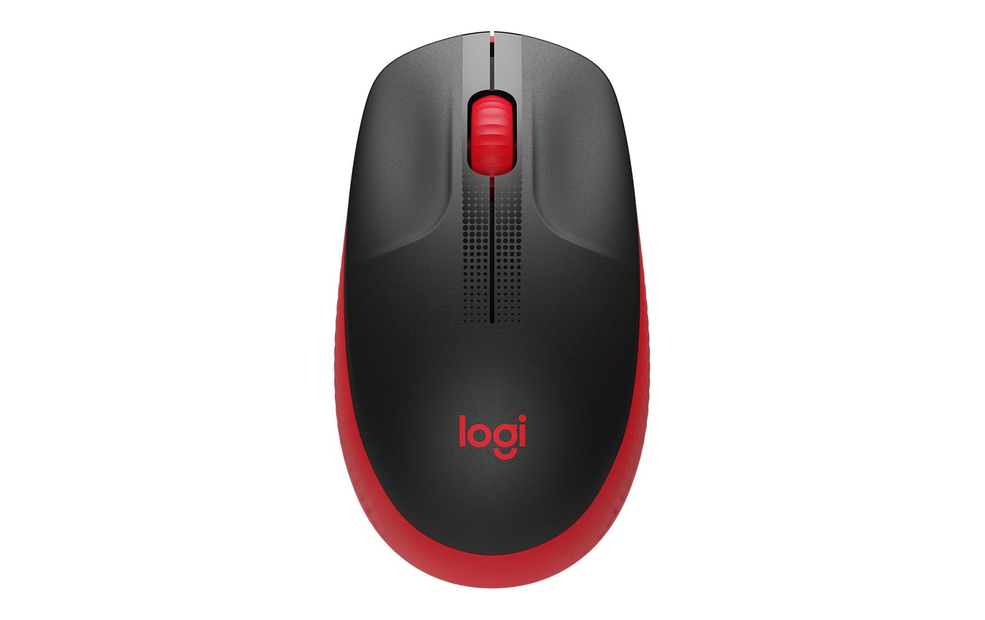 Logitech M190 Full-Size Maus – Kabellos, Rot