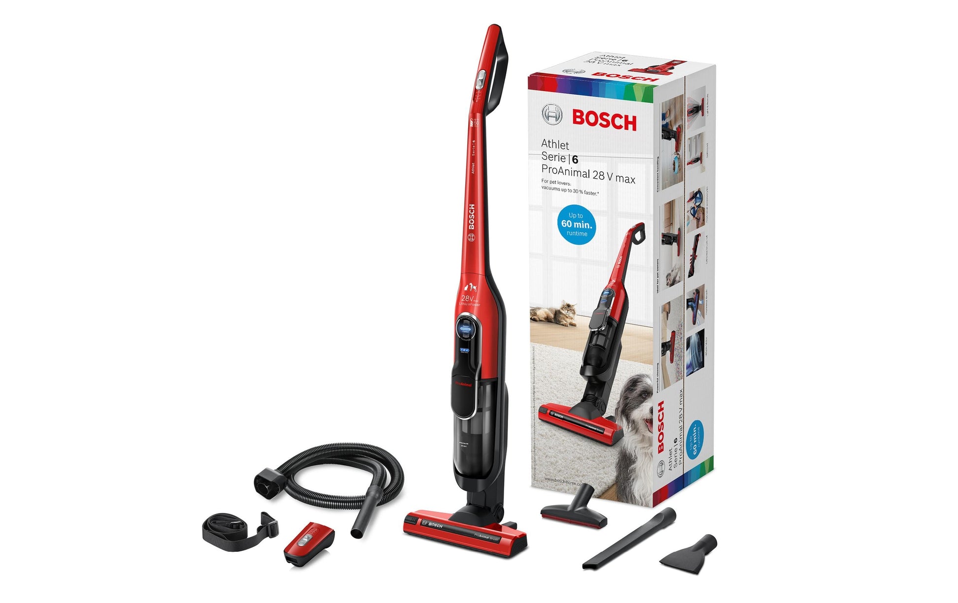 Bosch Akkustaubsauger BLH86PET1 – 2520 mAh, 0,9 l, Akkubetrieb, 3 Stufen