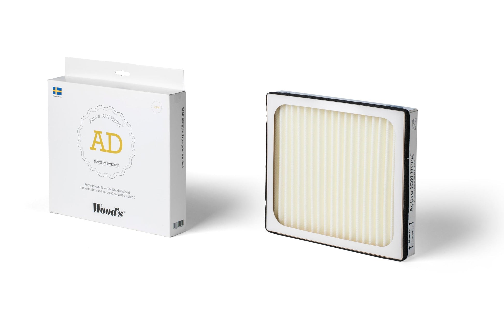 Wood's HEPA-Filter Active Ion – für AD20, AD30