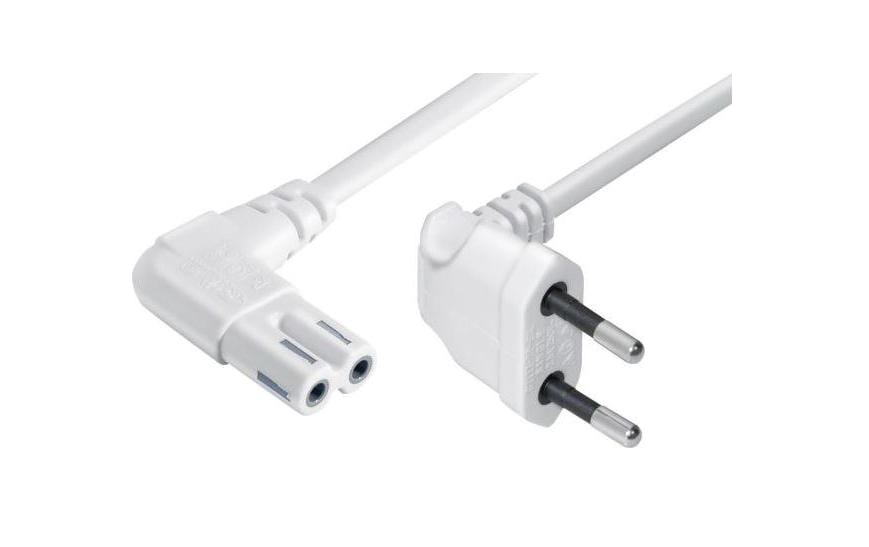Niwotron Netzkabel T26 C7 – Weiss, 10 m