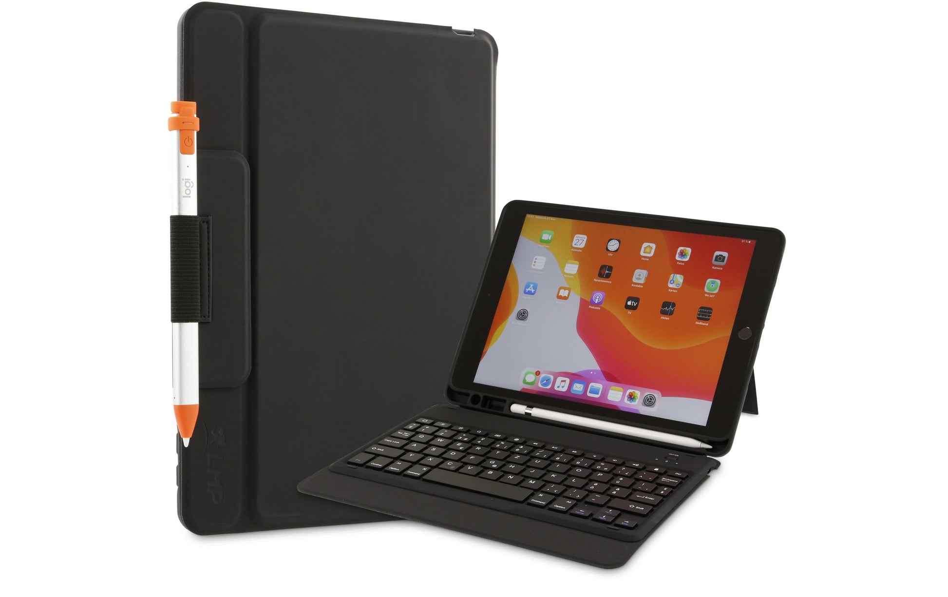 LMP ProtectCase Notebook-Schutzhülle – für Tablets bis 10,2", PU, Schwarz