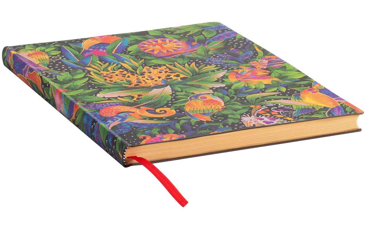 Paperblanks Notizbuch Flexis Jungle Song, Fadenheftung, Softcover, 176 Seiten, 100 g/m² – mehrfarbig