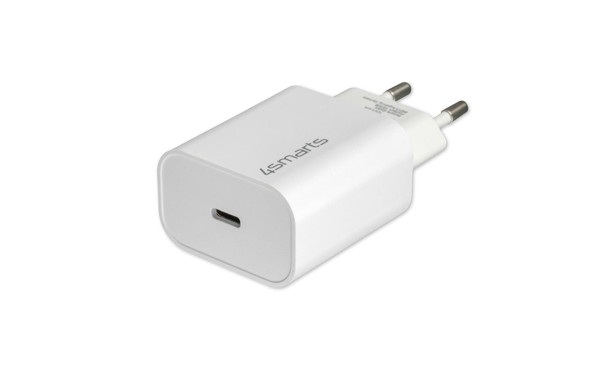 4smarts VoltPlug USB-Ladegerät 20 W – USB-C×1 – PD – Weiss