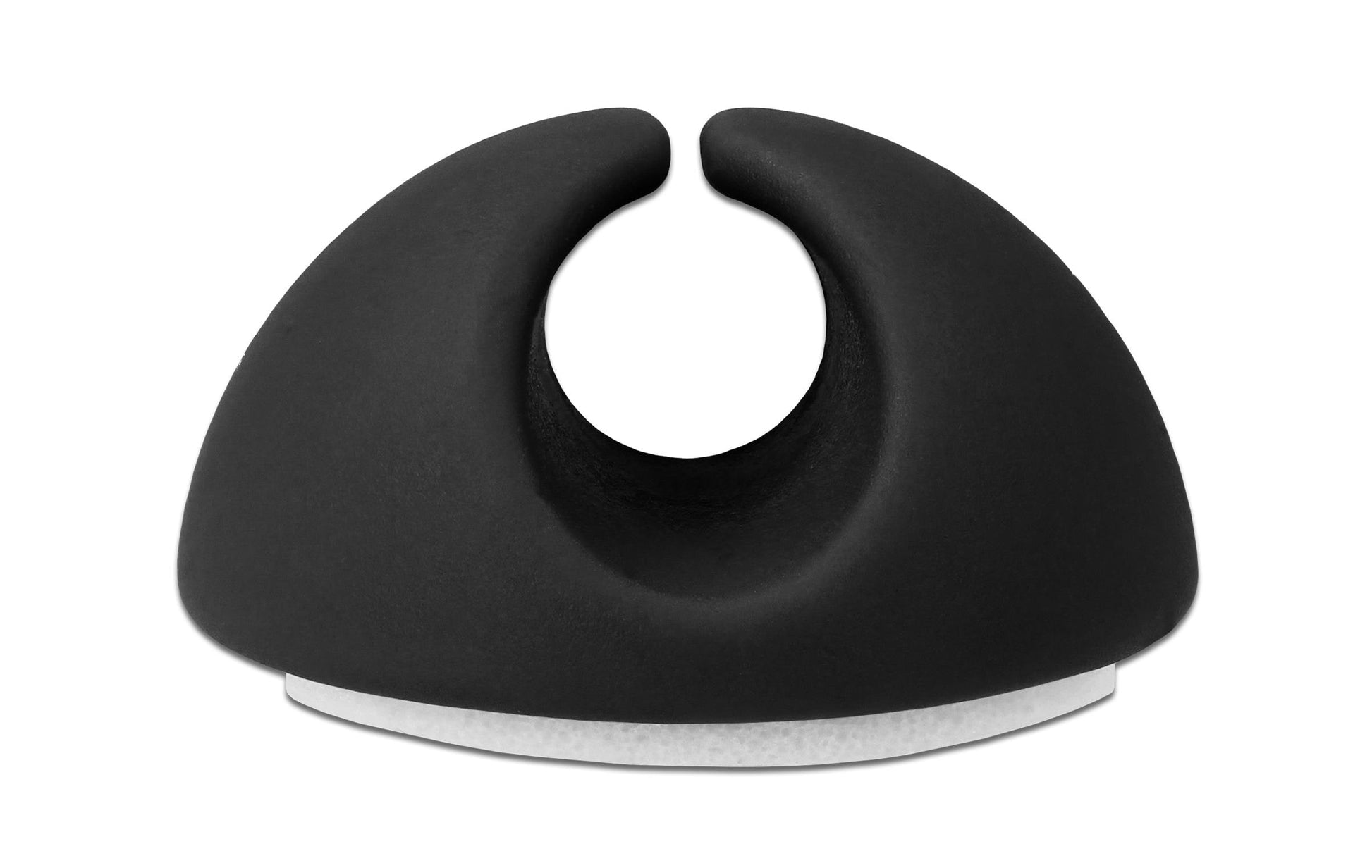 DeLOCK Kabelhalter, selbstklebend, Ø 6,5 mm, 6er-Pack – schwarz