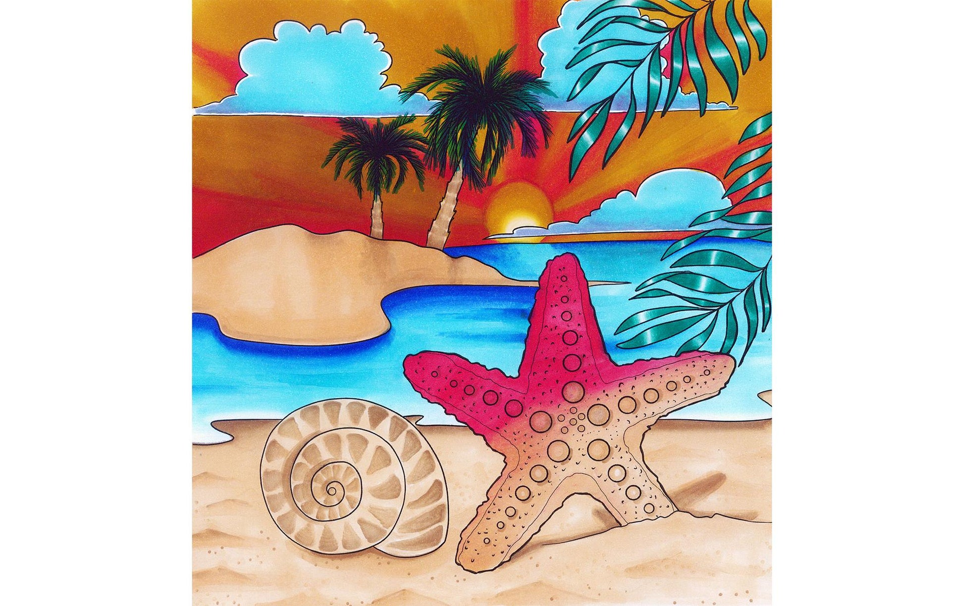 Chameleon Color&Blending Set Permanentmarker – Bürstenspitze 1–4 mm – Mehrfarbig, 6er-Pack