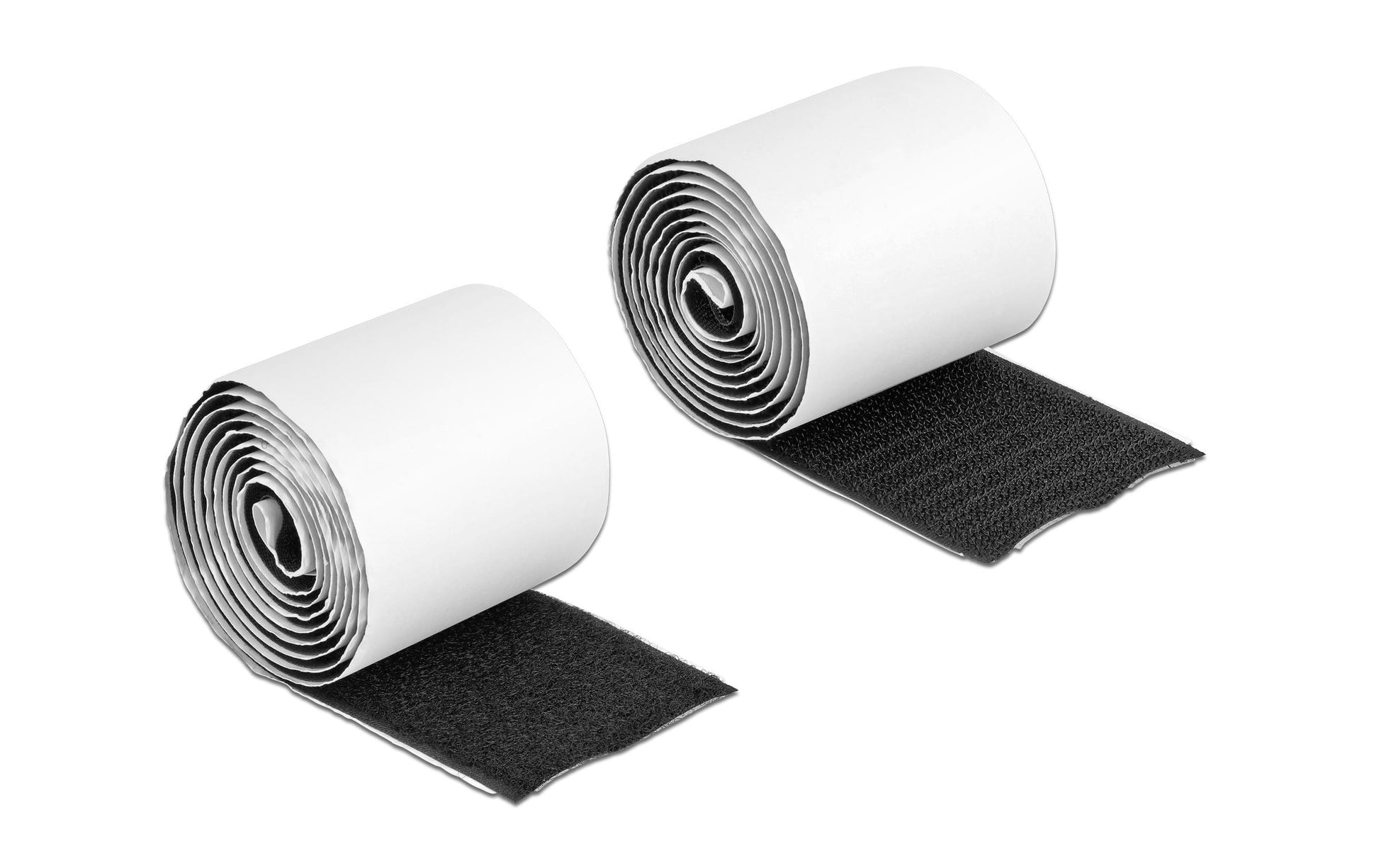 DeLOCK Klettband, 1 m × 50 mm – schwarz