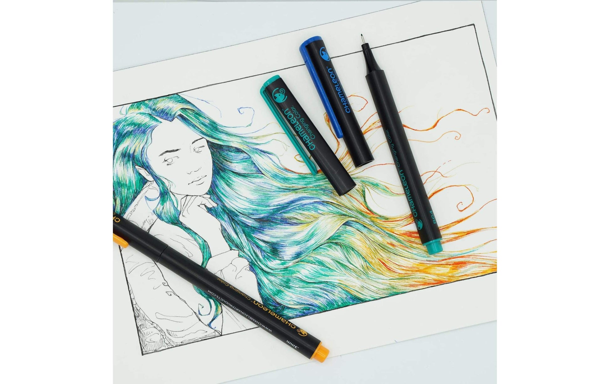 Chameleon Fineliner – 48er-Set 0,3 mm – sortiert