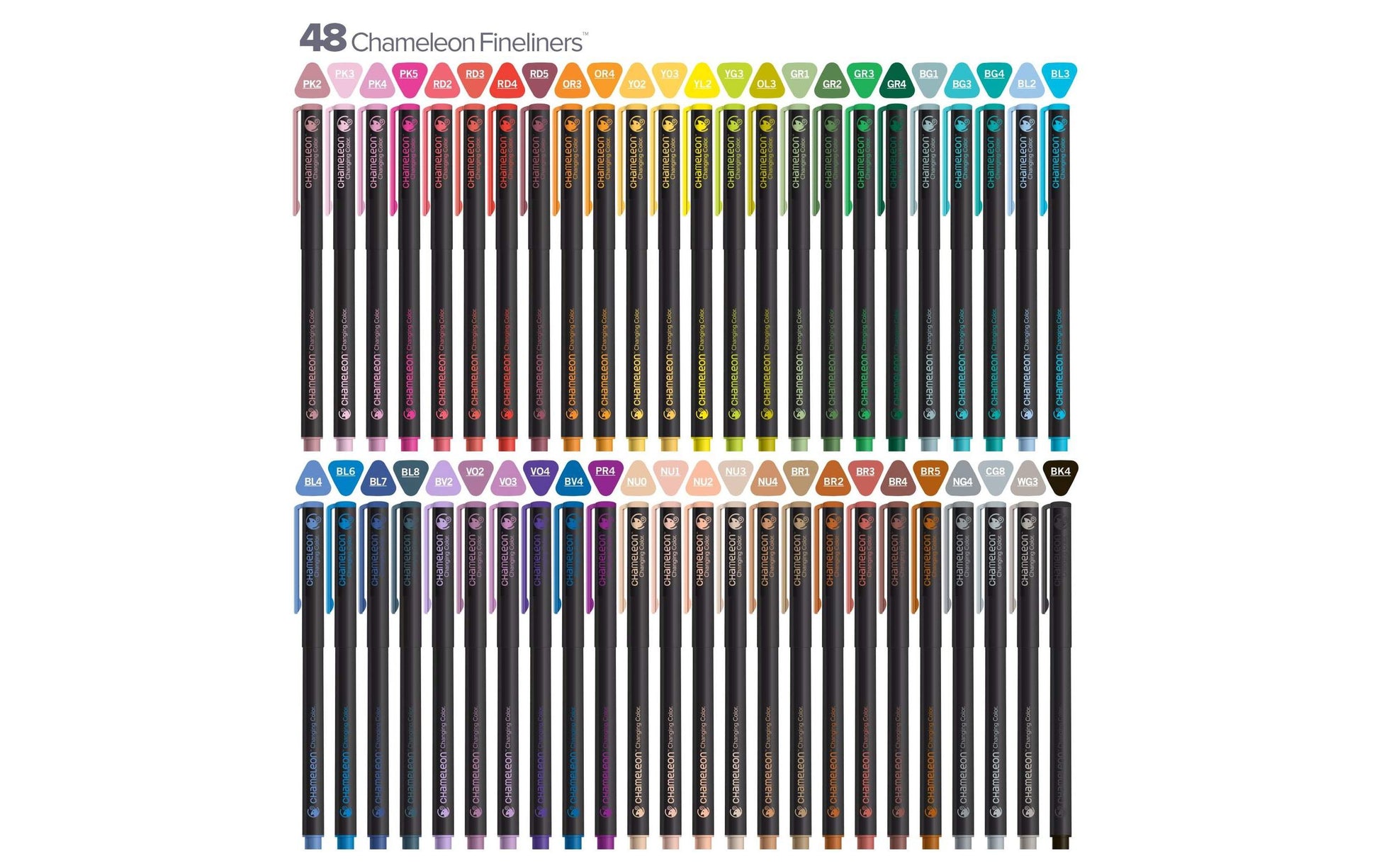 Chameleon Fineliner – 48er-Set 0,3 mm – sortiert
