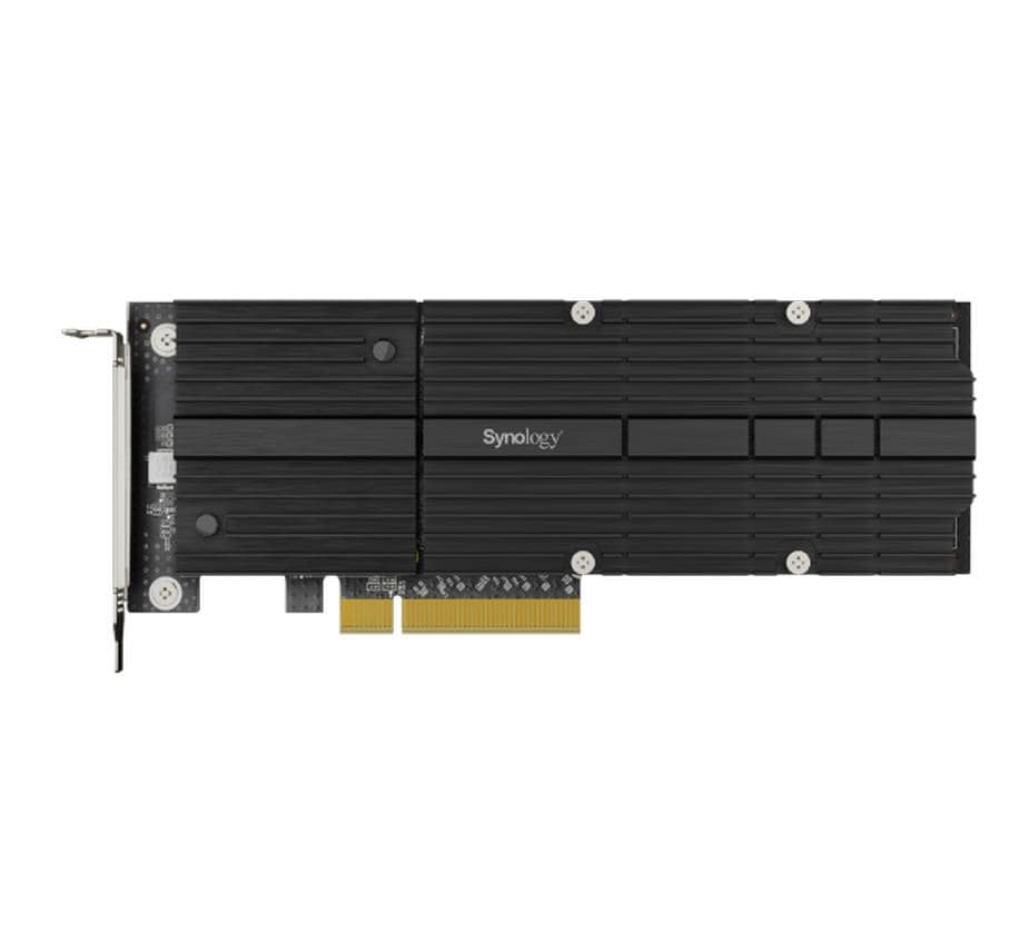 Synology M2D20 PCIe-Erweiterungskarte – 2× M.2 NVMe, PCIe 3.0 x8, Full-/Low-Profile, für Synology NAS