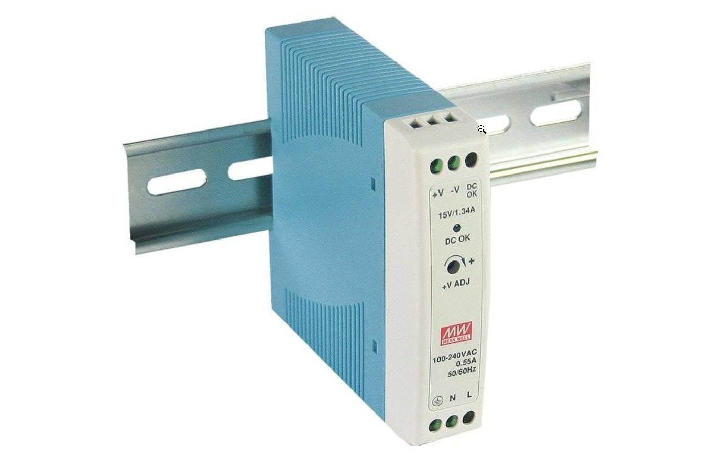 Teltonika PR3PDNP0 Netzteil 20 W – 12 V/1,67 A, AC zu DC – DIN-Schiene – für Teltonika Netzwerkgeräte