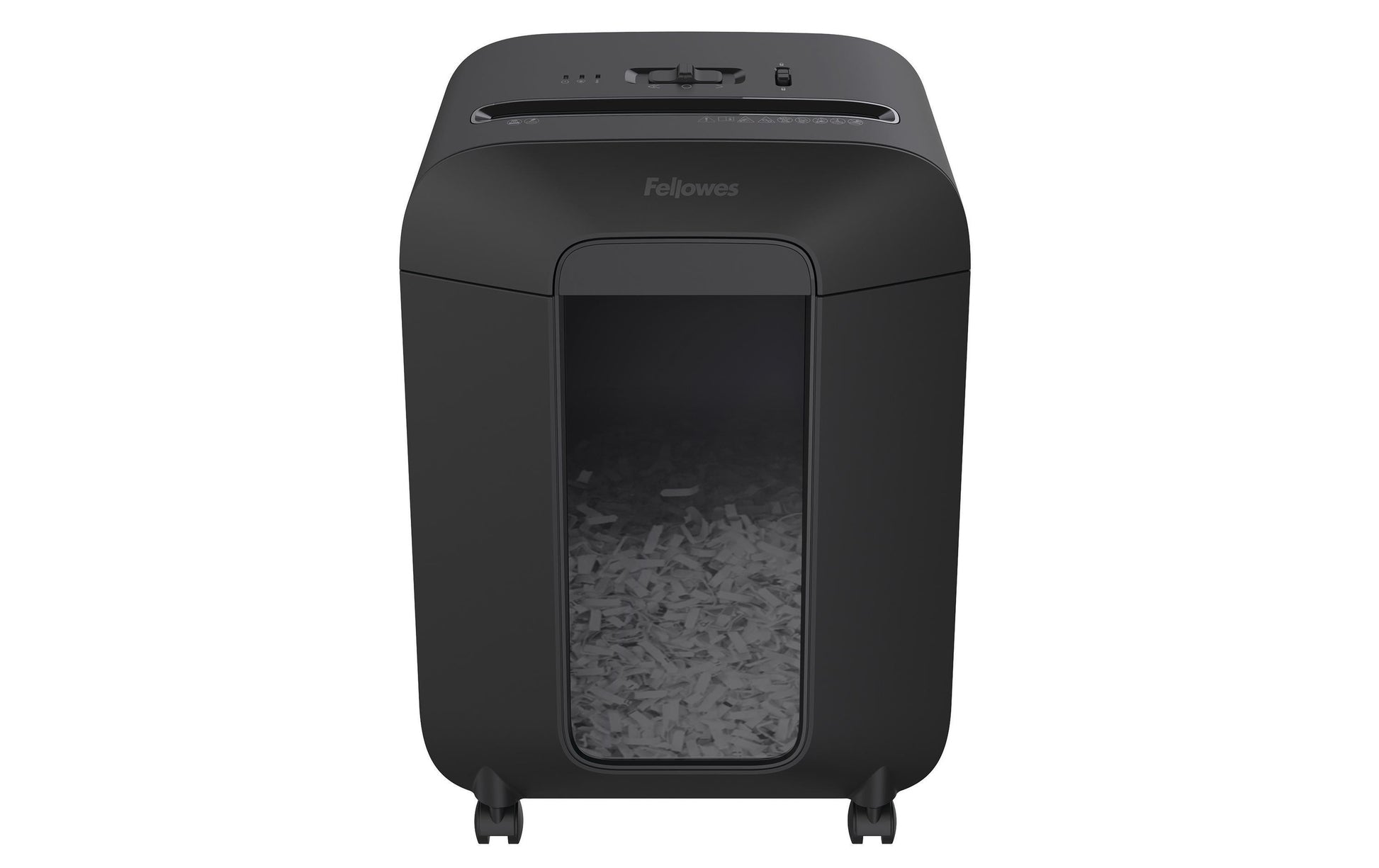 Fellowes LX85 – Aktenvernichter, DIN P-4, Partikelschnitt 4 × 40 mm, 12 Blatt, 19 l, mit Autofeed