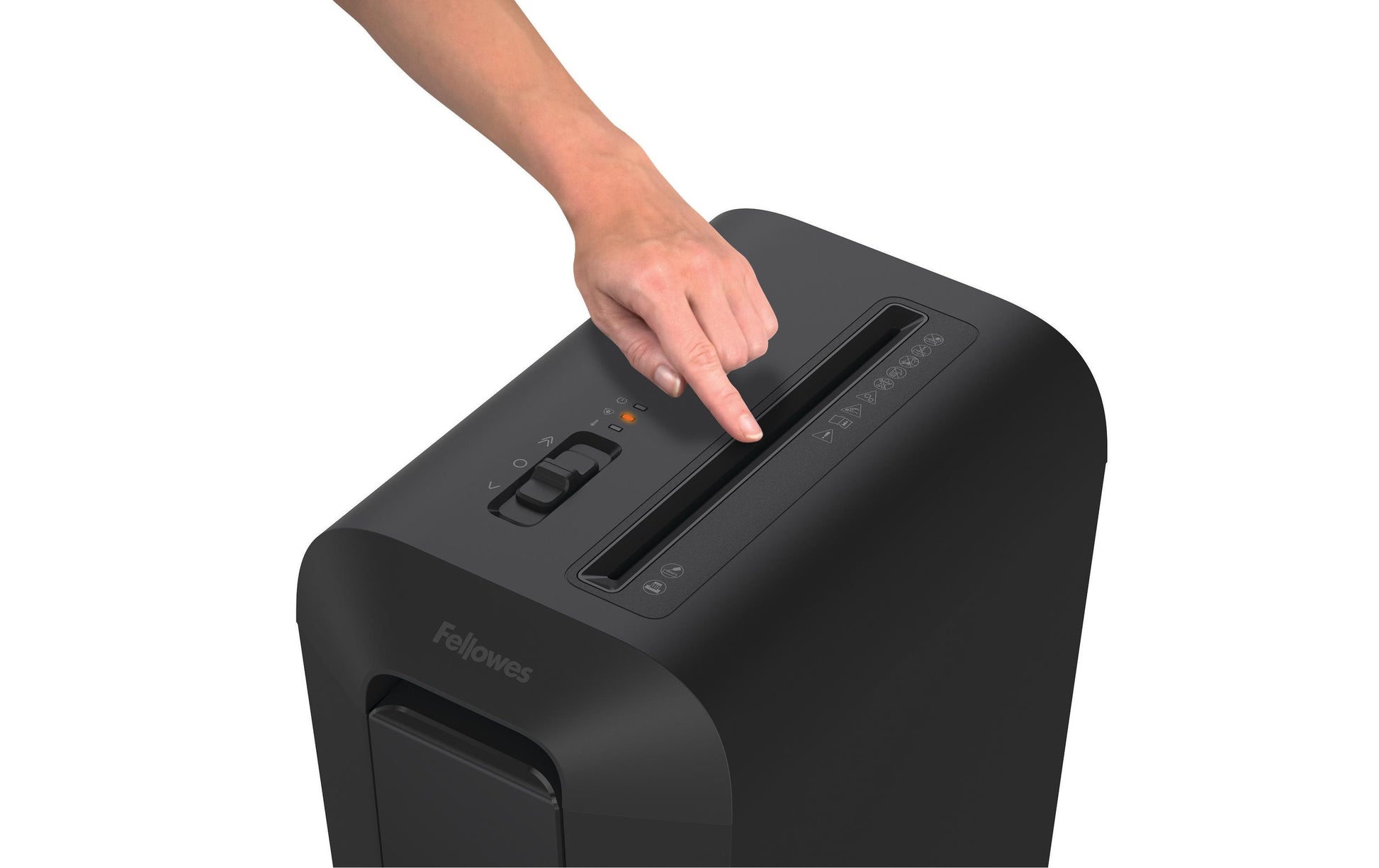 Fellowes Powershred LX65 – Aktenvernichter, DIN P-4, Partikelschnitt 4 × 40 mm, 10 Blatt, 22 l