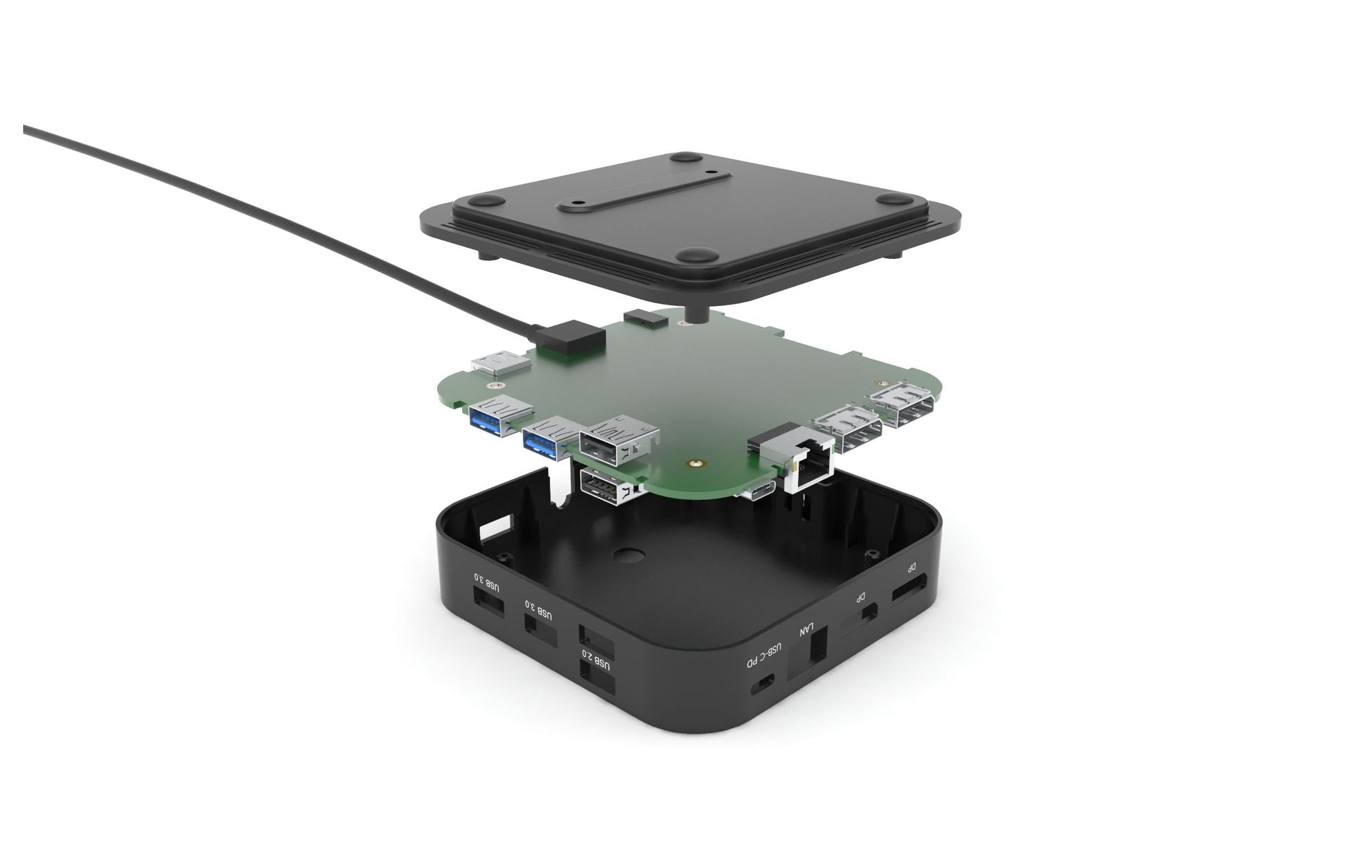 i-tec Dockingstation – USB-C, 2× DP, 5× USB-A, 2× USB-C, 100 W PD, GbE, 3,5 mm Audio, für Windows/Mac/Linux