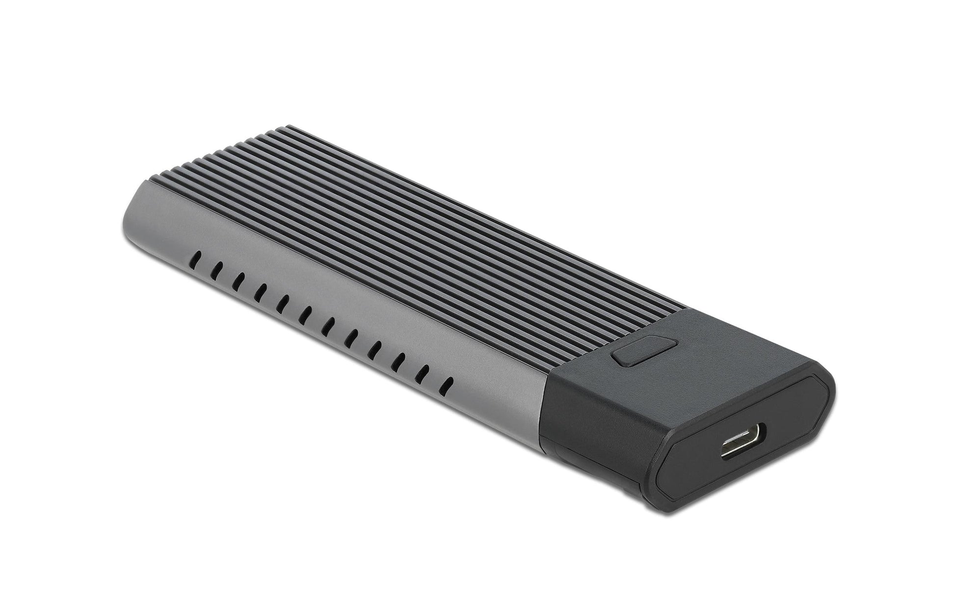 DeLOCK M.2 SSD-Gehäuse – 1-Bay extern – USB 3.2 Gen 2 (10 Gbit/s), USB-C – für M.2 NVMe (PCIe) und M.2 SATA