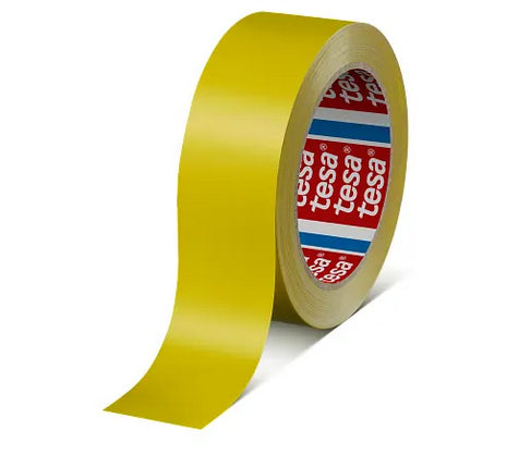 TESA 60404 – Verpackungsklebeband, PVC, Gelb – 19 mm × 66 m – 1 Stück