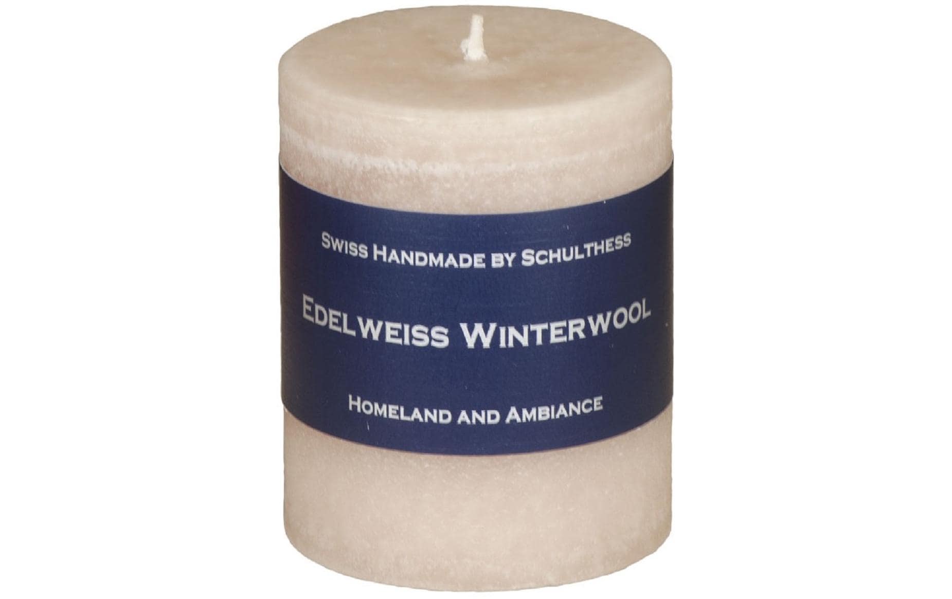 Schulthess Kerzenhandwerk Duftkerze – Winterwolle – Ø 7 × 8 cm