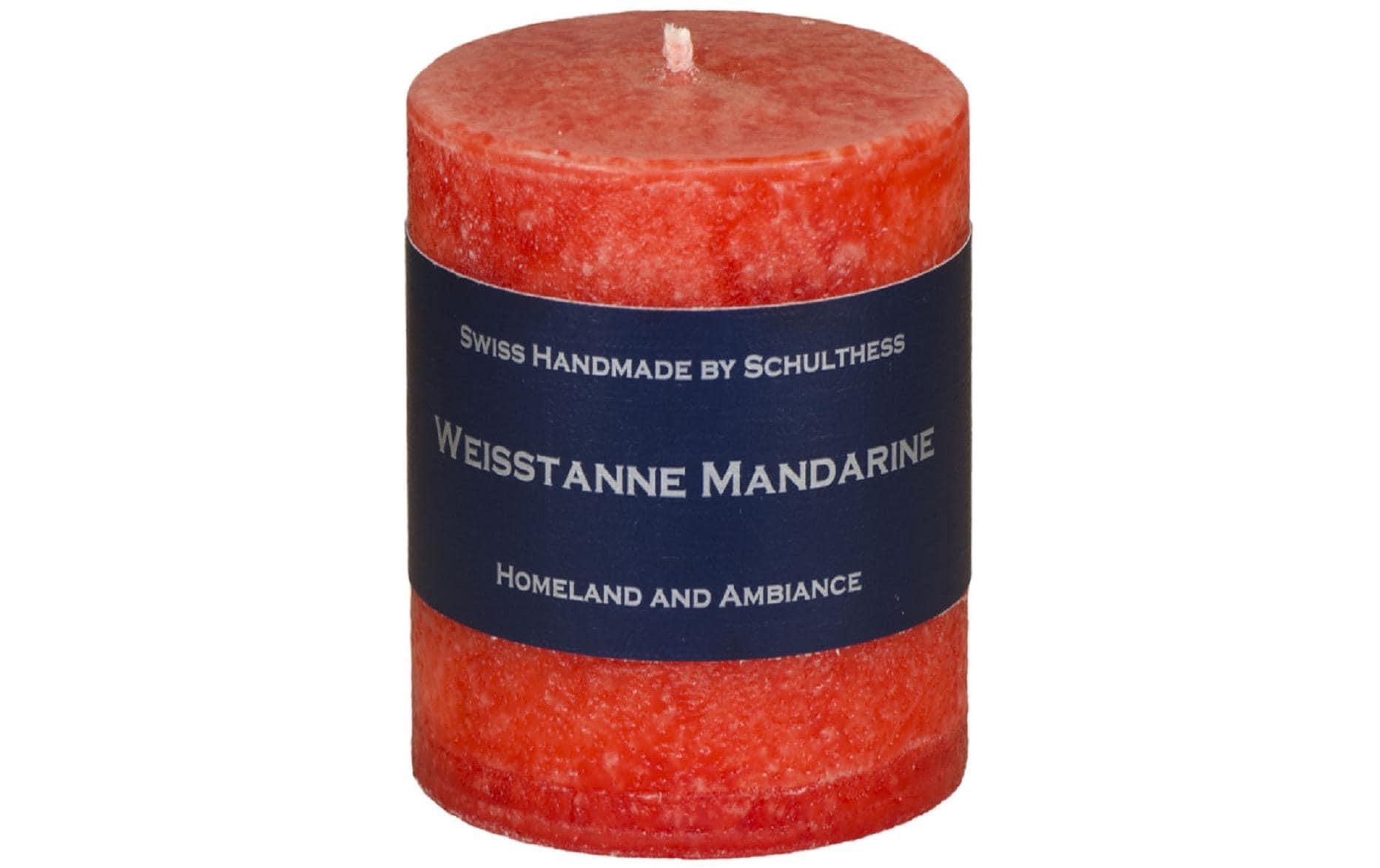 Schulthess Kerzenhandwerk Duftkerze – Mandarine – Ø 7 × 8 cm
