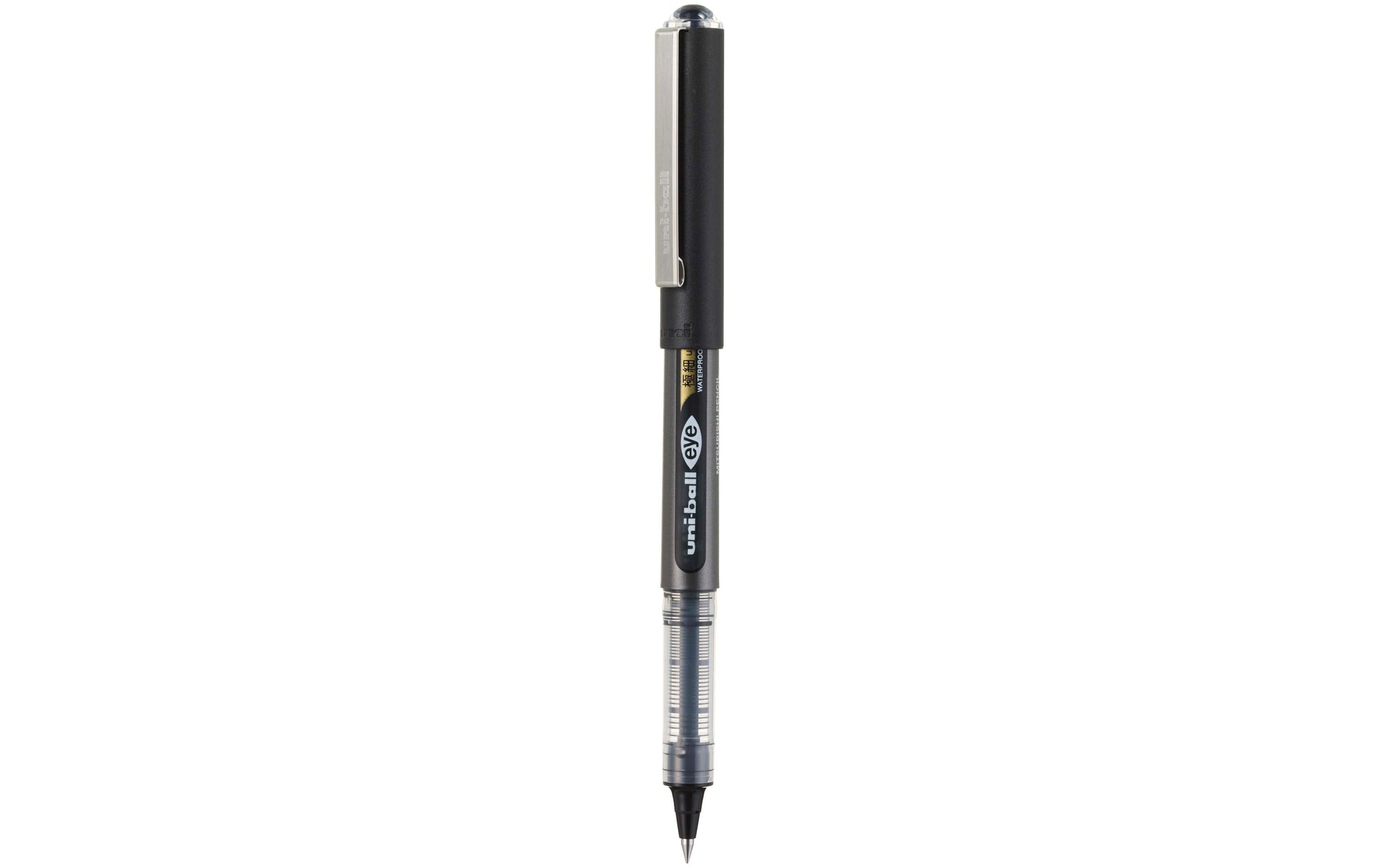 Uni-Ball Eye Ultra Micro – Tintenroller, 0,38 mm, Schwarz, dokumentenecht, wasserfest