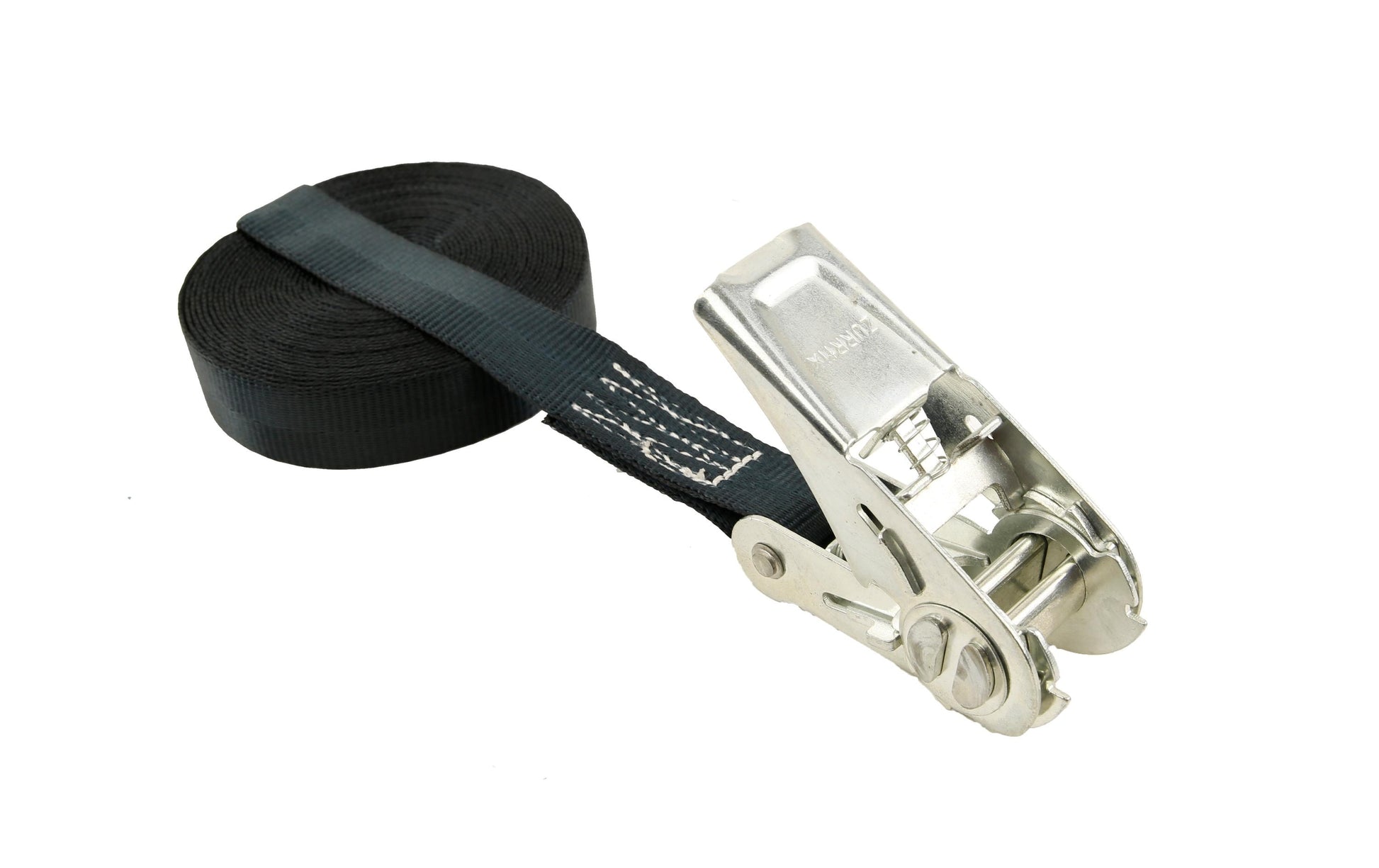 Zurrfix Umreifungsband 20 mm × 4 m, schwarz, Ratsche, Schliesskraft 120 daN, für PKW