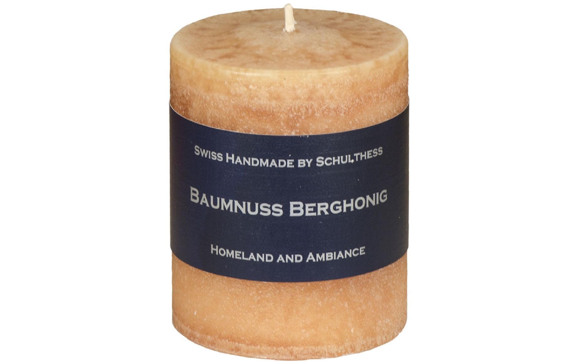 Schulthess Kerzenhandwerk Duftkerze – Honig & Walnuss – Ø 7 × 8 cm