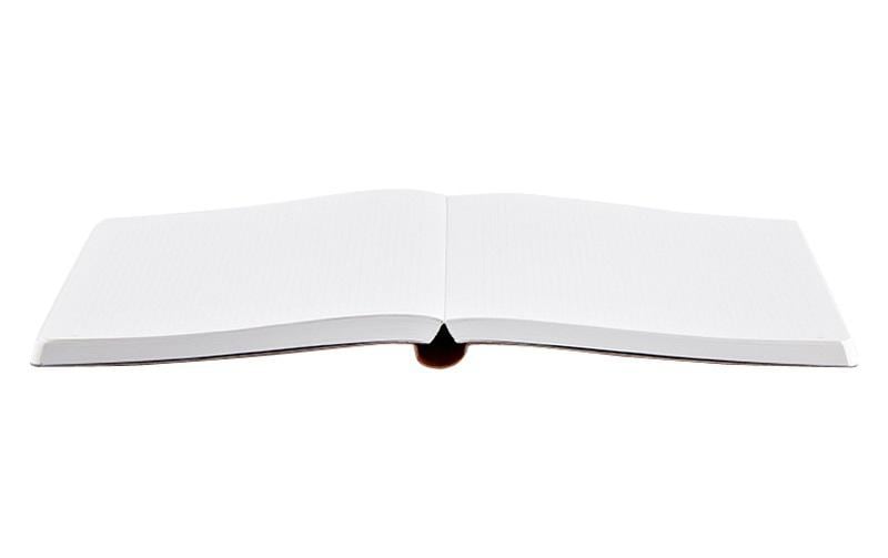 nuuna Notizbuch – 165 × 220 mm – 5 mm punktiert – 256 Seiten – 120 g/m² – Softcover, schwarz/weiss