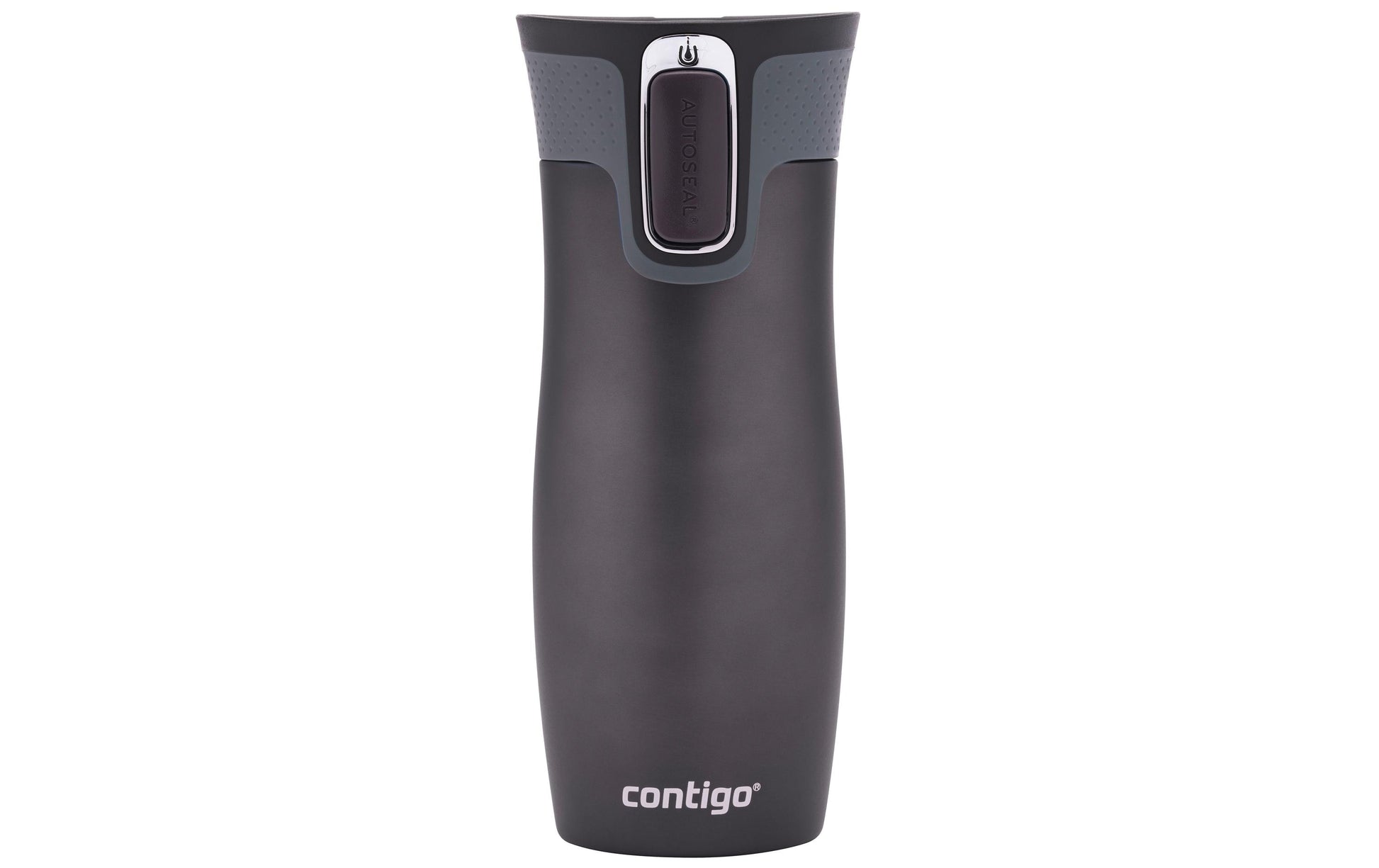 CONTIGO West Loop Thermobecher 470 ml – doppelwandig 5 h heiss/12 h kalt, Klappdeckel, Edelstahl