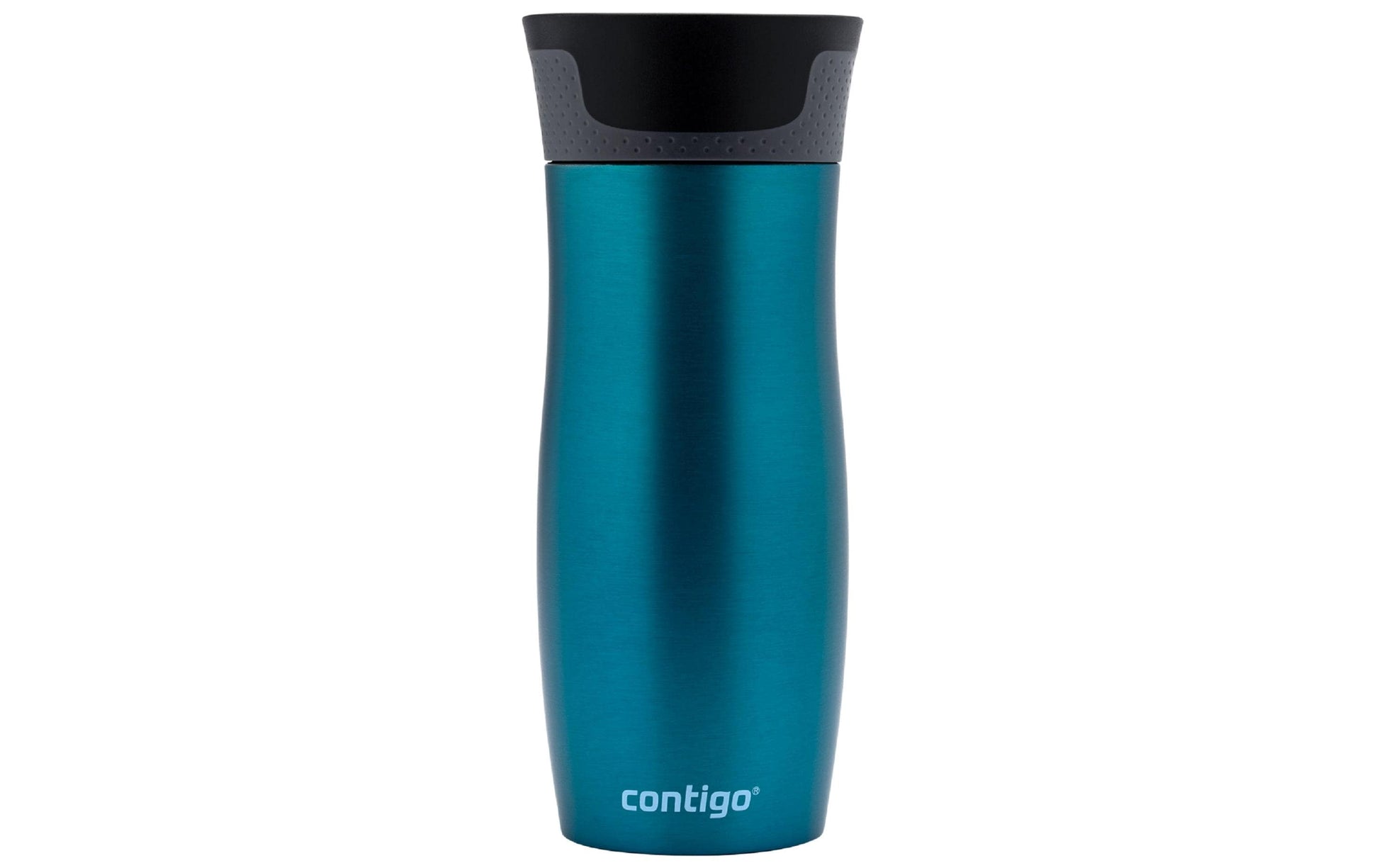 Contigo West Loop Thermobecher 470 ml – doppelwandig 5 h heiss/12 h kalt, Edelstahl, Autoseal, Türkis