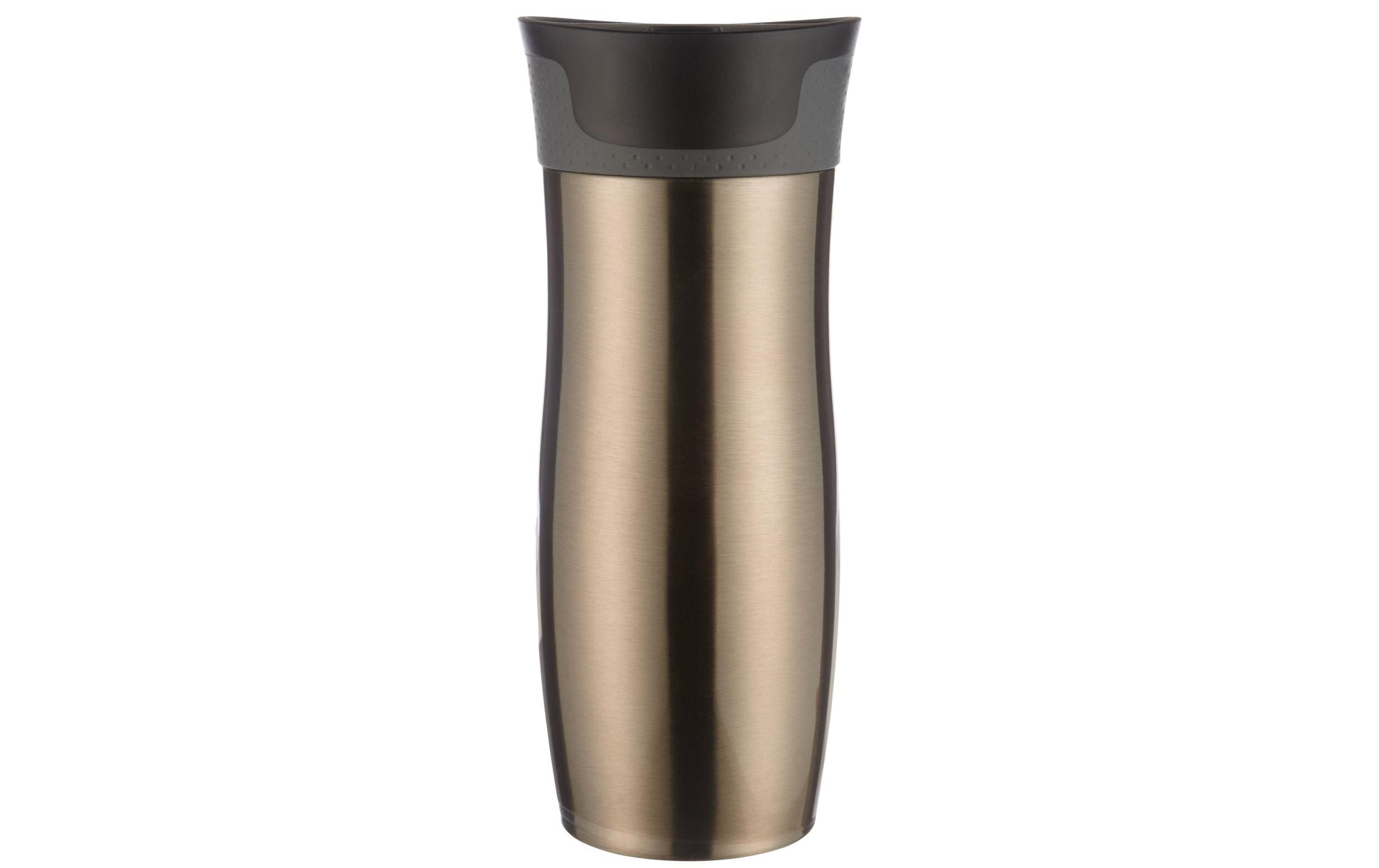 CONTIGO West Loop Thermobecher 470 ml – doppelwandig 5 h heiss/12 h kalt, Edelstahl, Klappdeckel, Bronze