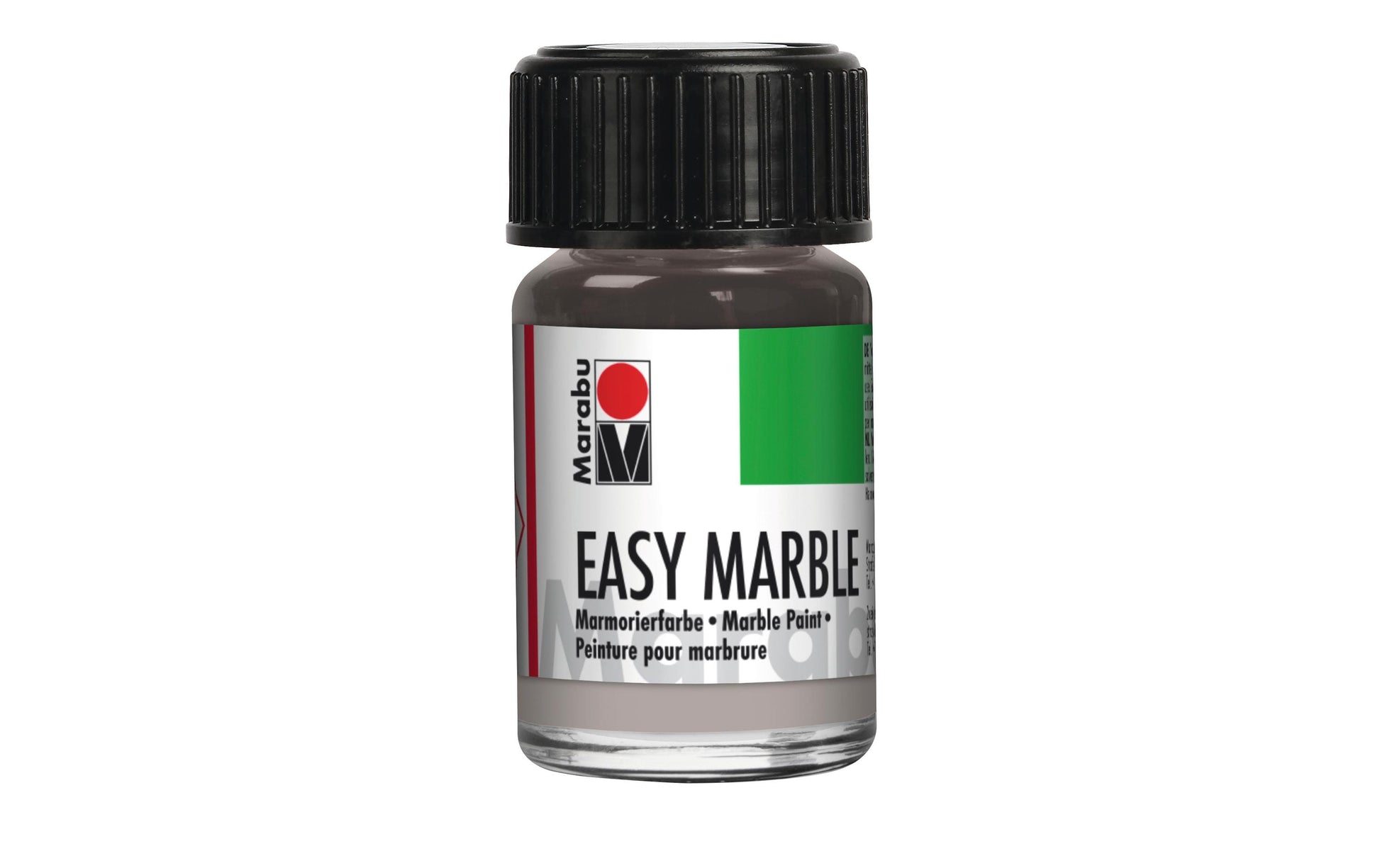 Marabu Easy Marble Marmorierfarbe – Pastell, Mehrfarbig – 6 Farben (6×15 ml, 90 ml)