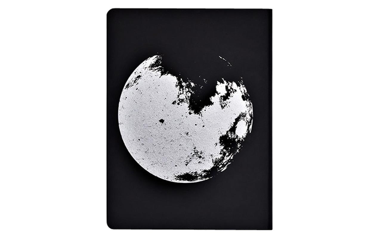 nuuna Notizbuch – A5 – punktiert – 256 Seiten – 120 g/m² – Softcover, schwarz/weiss
