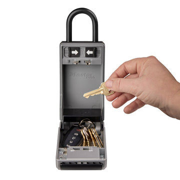Master Lock Schlüsselsafe 5480EURD – Elektronikschloss – 0,8 l – Wasserfest – Schwarz