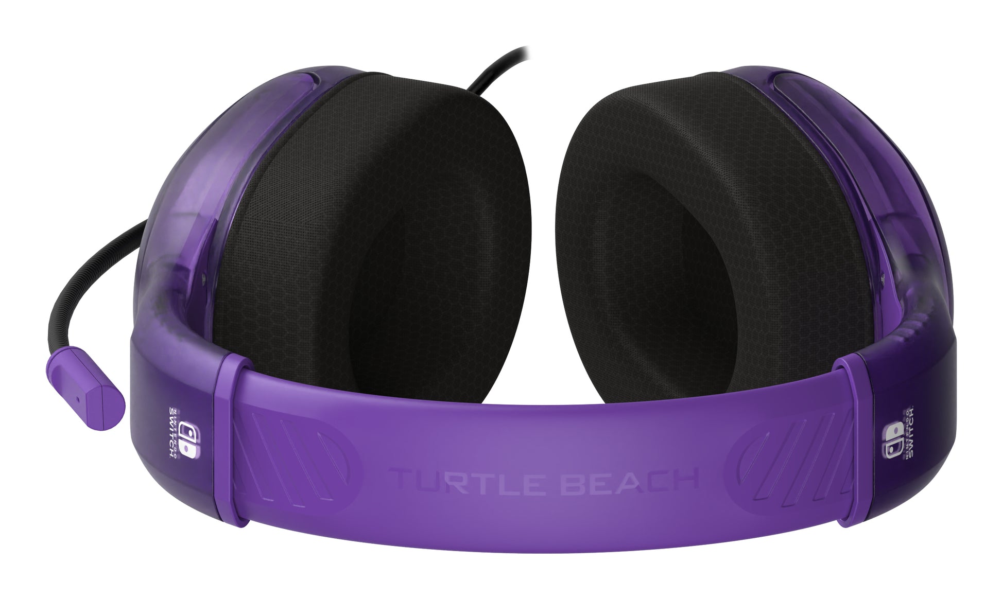 Turtle Beach Airlite Fit Gaming-Headset – Over-Ear, Stereo, Kabelgebunden, 3,5 mm Klinke, für Switch, Schwarz/Violett