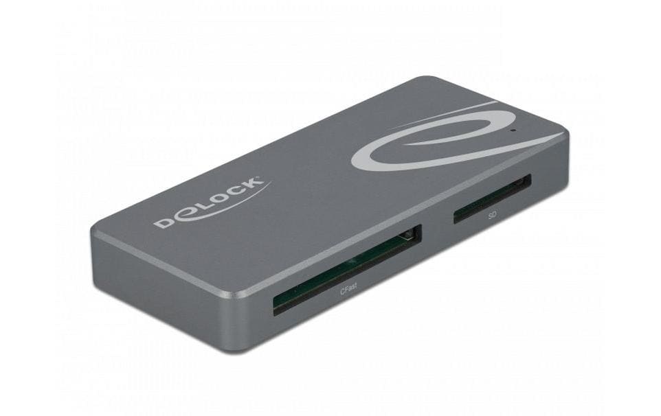 DeLOCK Multiport-Adapter – USB-C, 1× USB-A, 1× USB-C, CFast, SD, für Windows/Mac