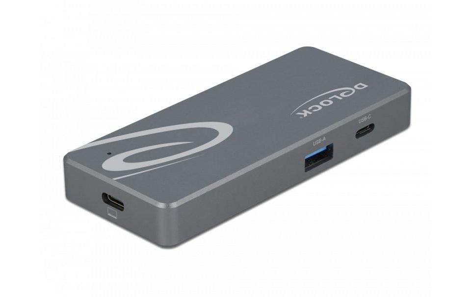 DeLOCK Multiport-Adapter – USB-C, 1× USB-A, 1× USB-C, CFast, SD, für Windows/Mac