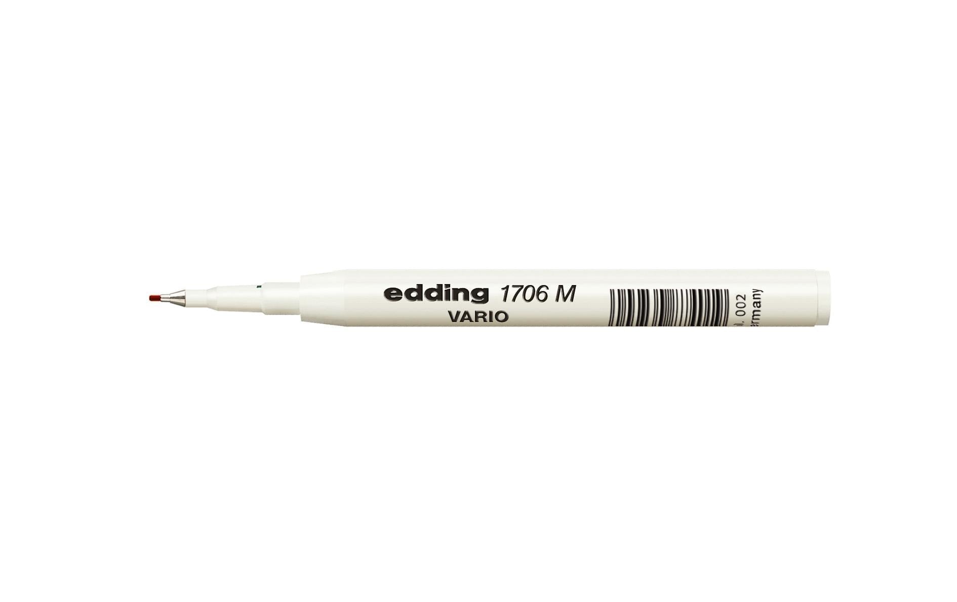 Edding Faserschreiber-Mine 1706 M Vario – rot, 0,5 mm, geruchsarm
