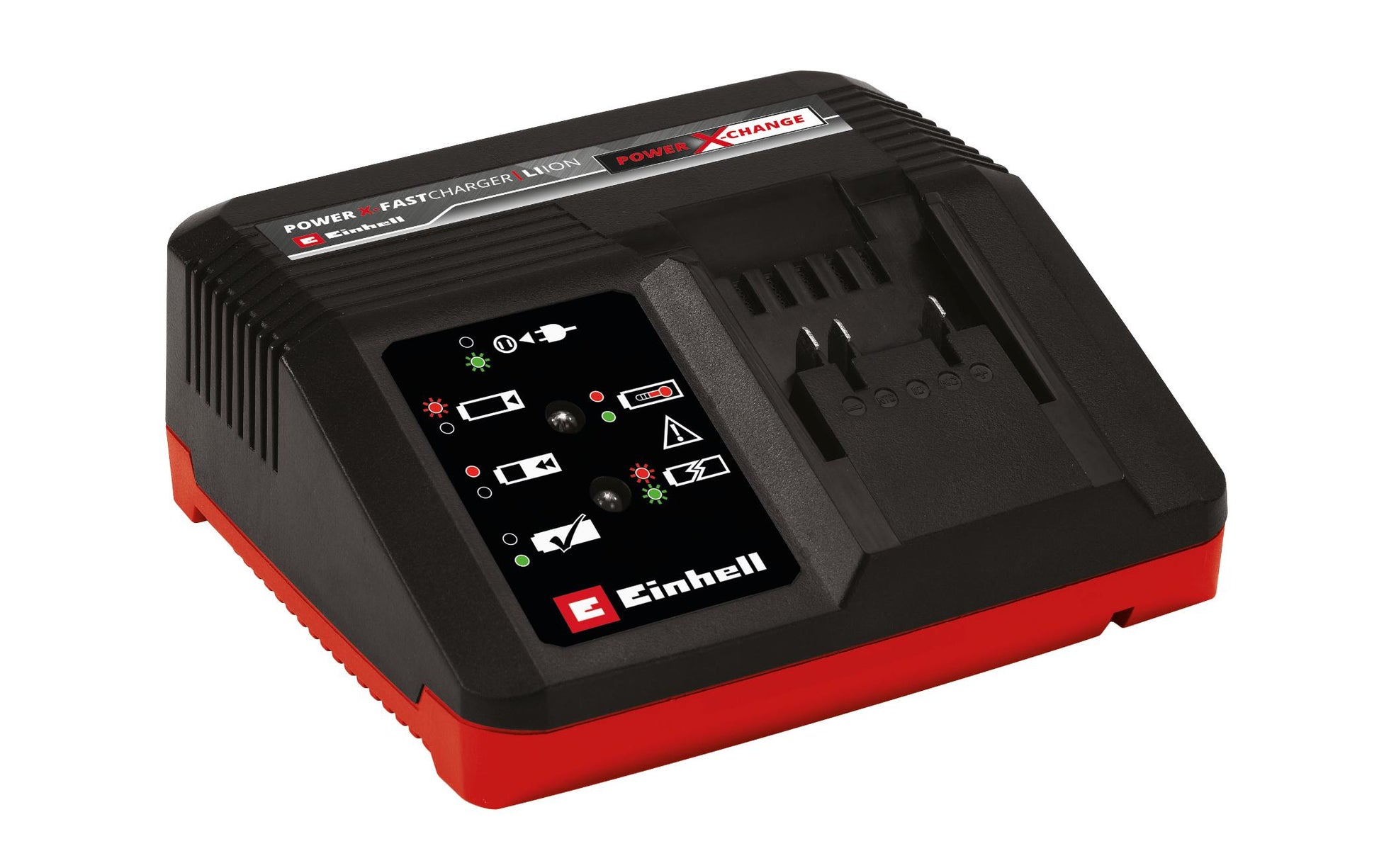 Einhell PXC Schnellladegerät 18 V, 4 A – für Power X-Change Akkus – 30 Min Ladezeit