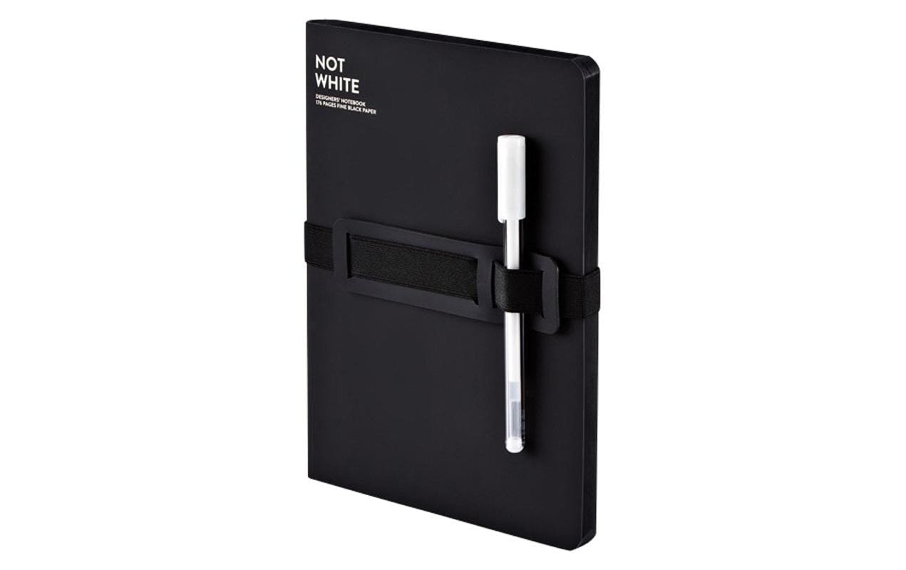 nuuna Notizbuch A5, 176 Seiten – schwarz