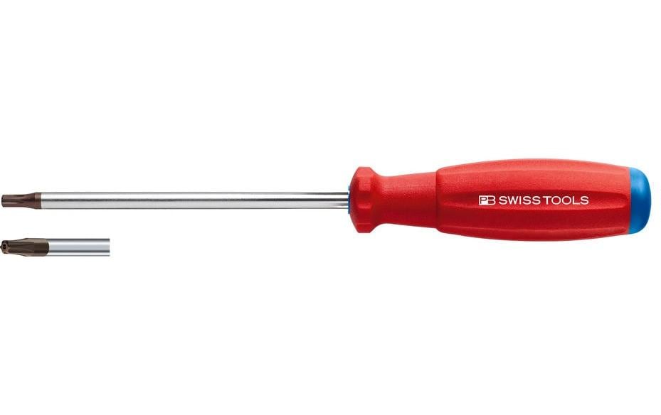 PB Swiss Tools SwissGrip PB 8400-7-50 Schraubenzieher – Torx T7, Klingenlänge 50 mm, Länge 127 mm