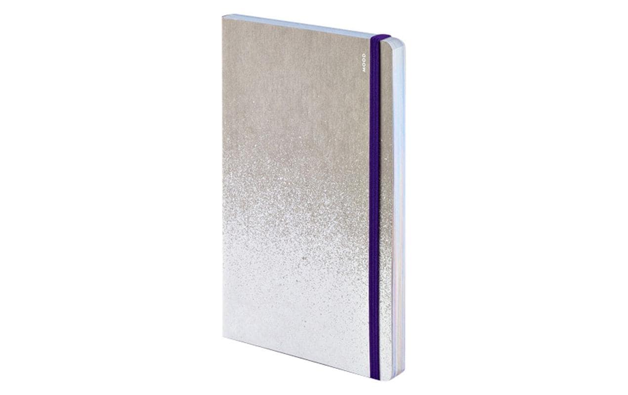 nuuna Notizbuch, A5, 176 Seiten – silber