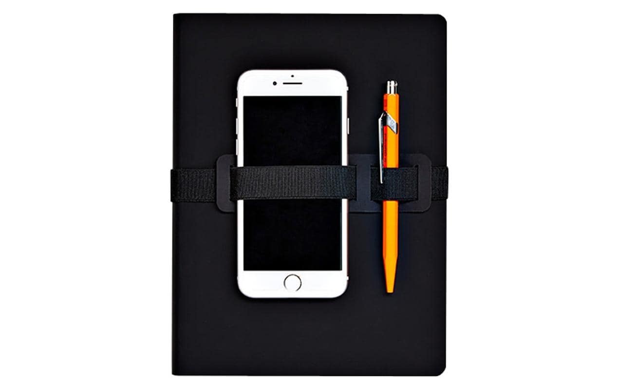 nuuna Notizbuch Voyager L, A5, 256 Seiten – schwarz