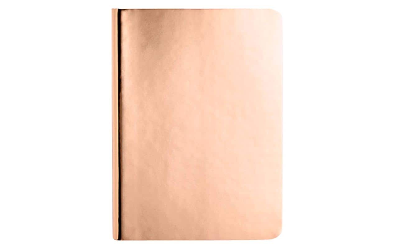 nuuna Notizbuch Shiny Starlet S, A6, 176 Seiten – kupfer
