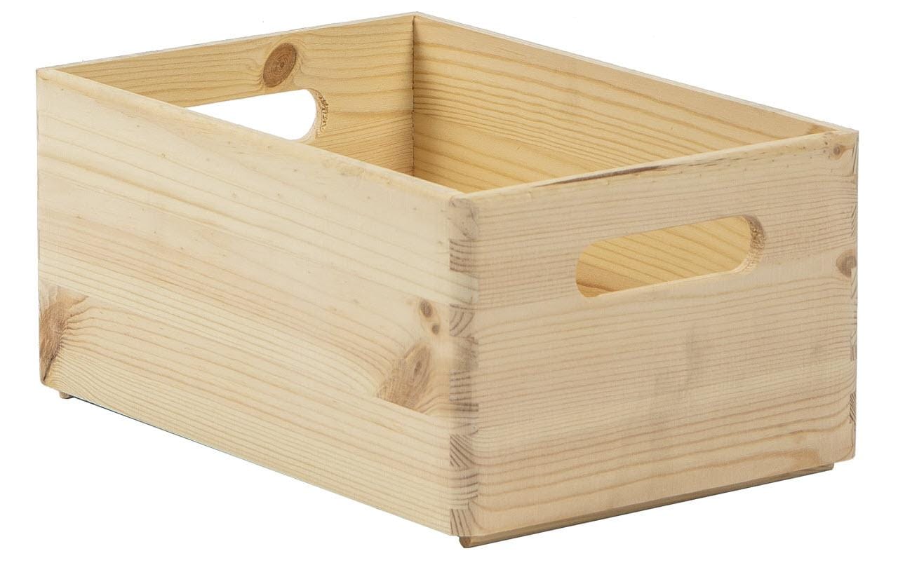 Holz Zollhaus Aufbewahrungsbox – Holz – natur – 200 × 140 × 300 mm