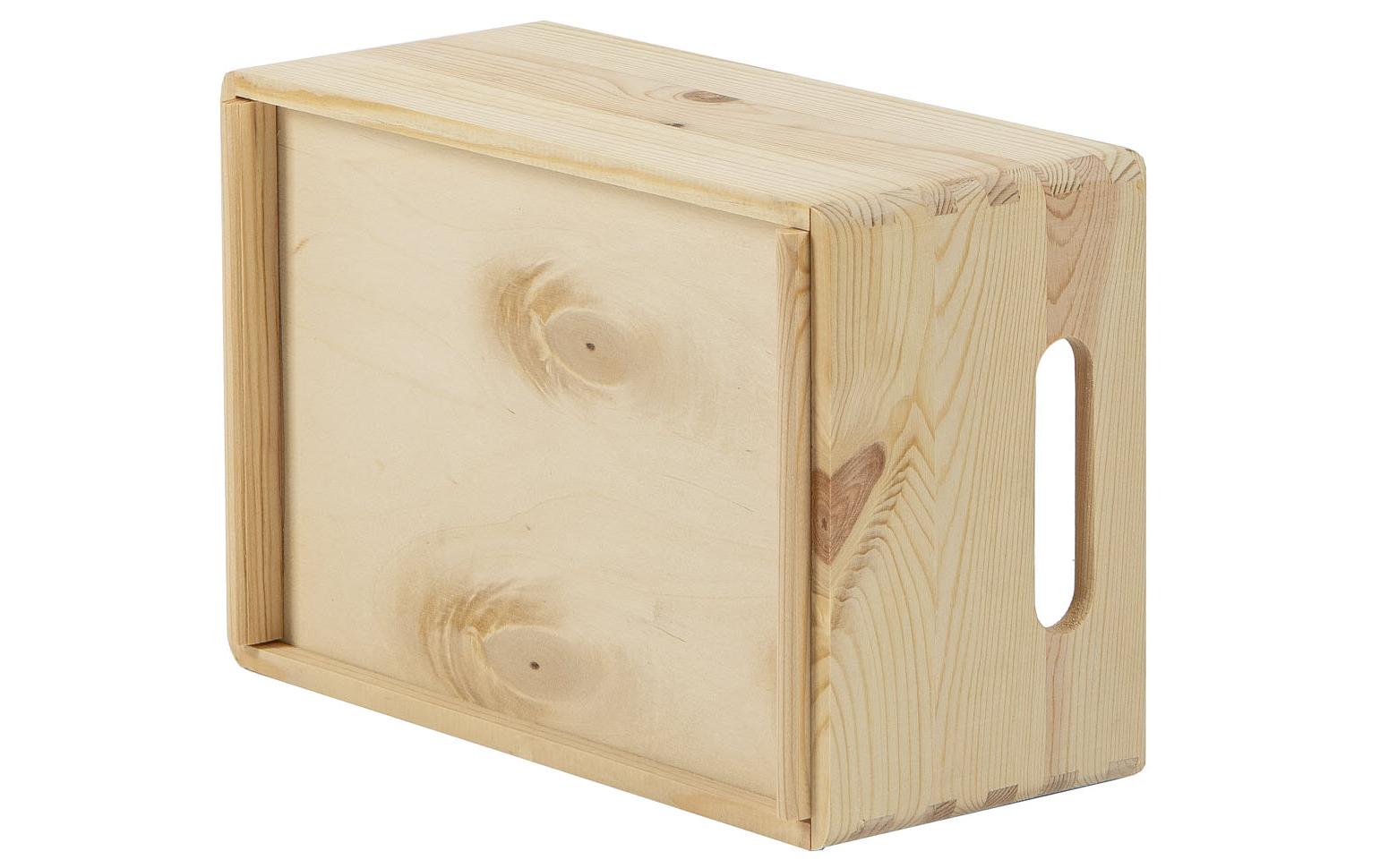 Holz Zollhaus Aufbewahrungsbox – Holz – natur – 200 × 140 × 300 mm