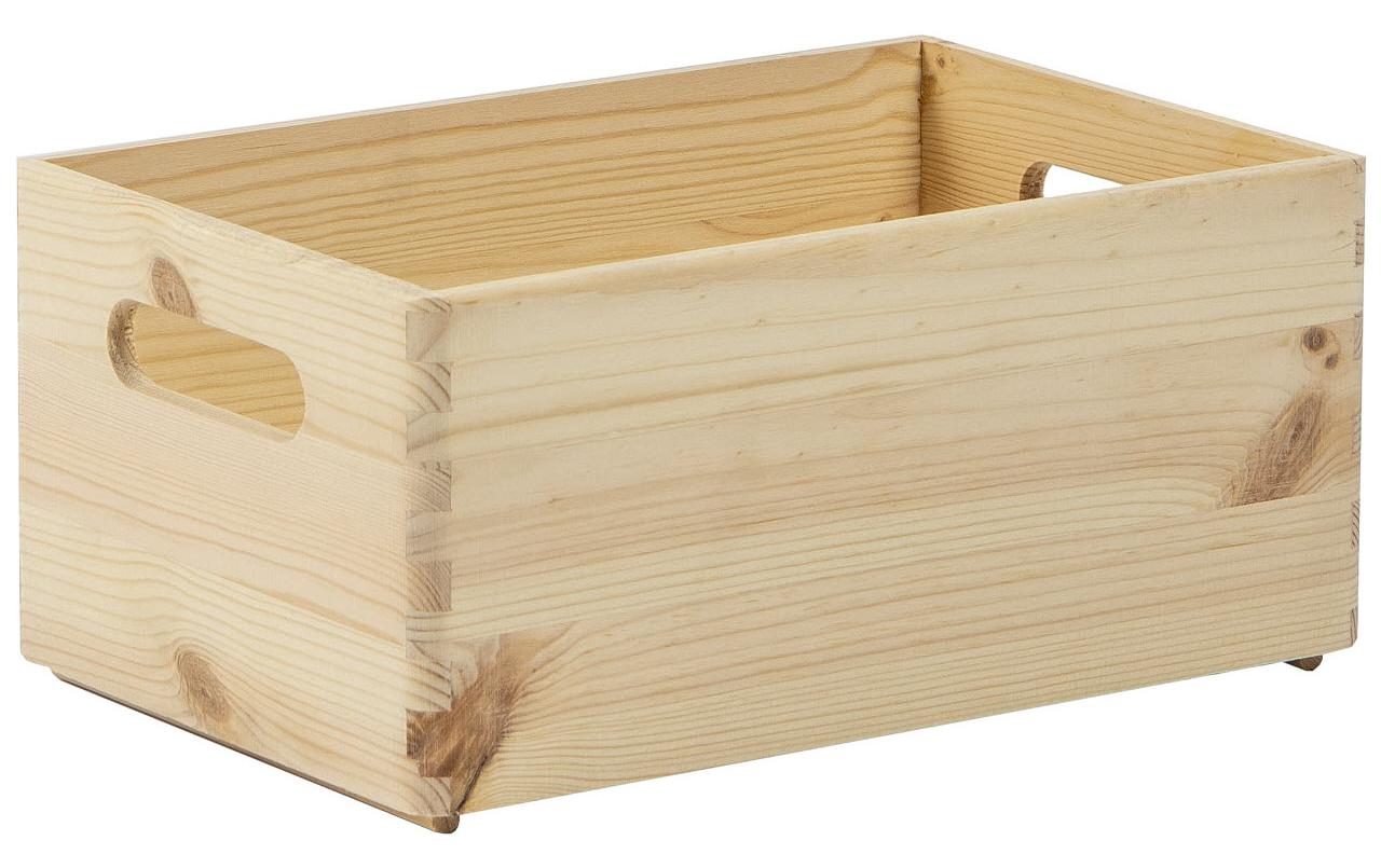 Holz Zollhaus Aufbewahrungsbox – Holz – natur – 200 × 140 × 300 mm