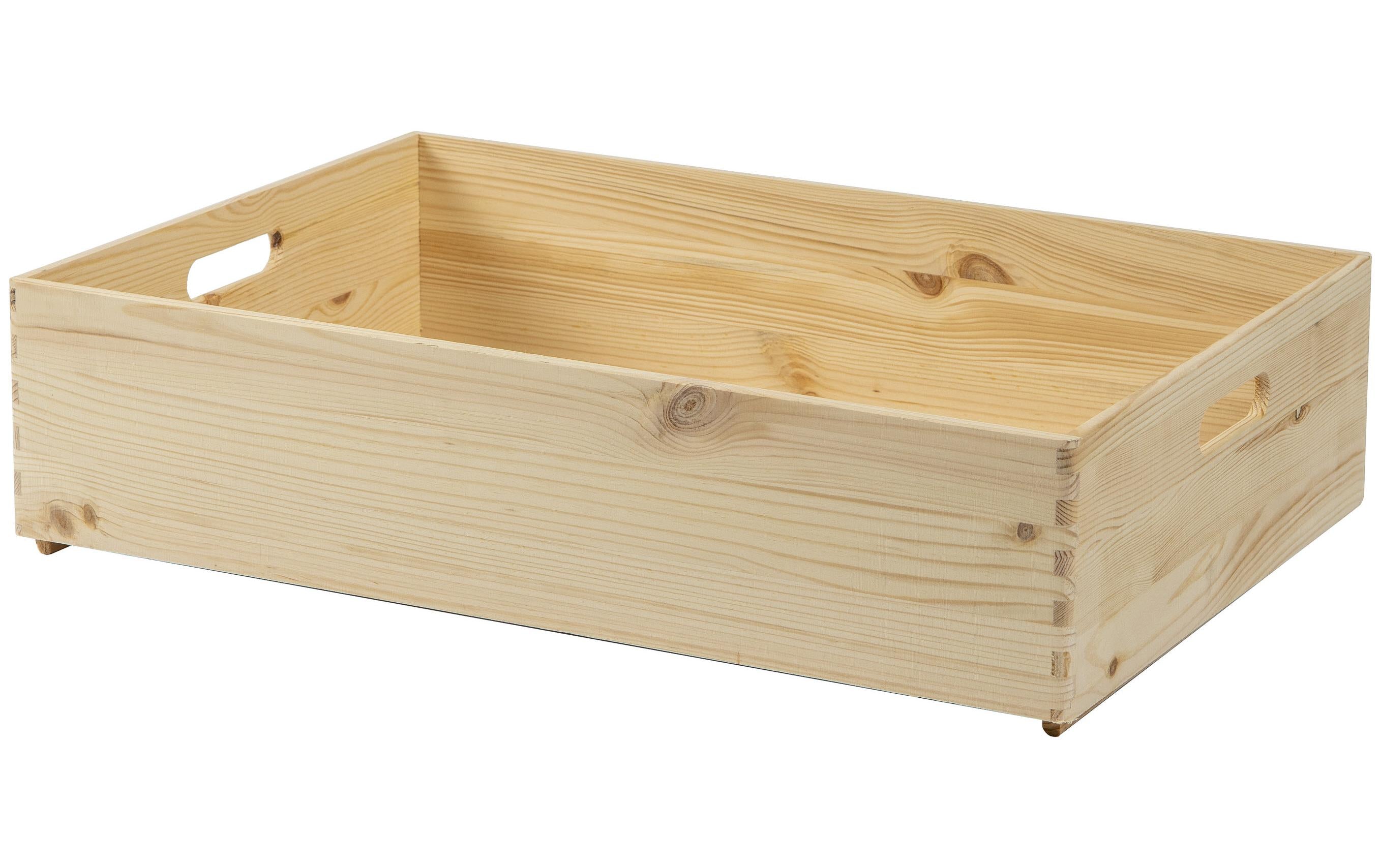 Holz Zollhaus Aufbewahrungsbox – Holz – Braun – 400 × 140 × 600 mm